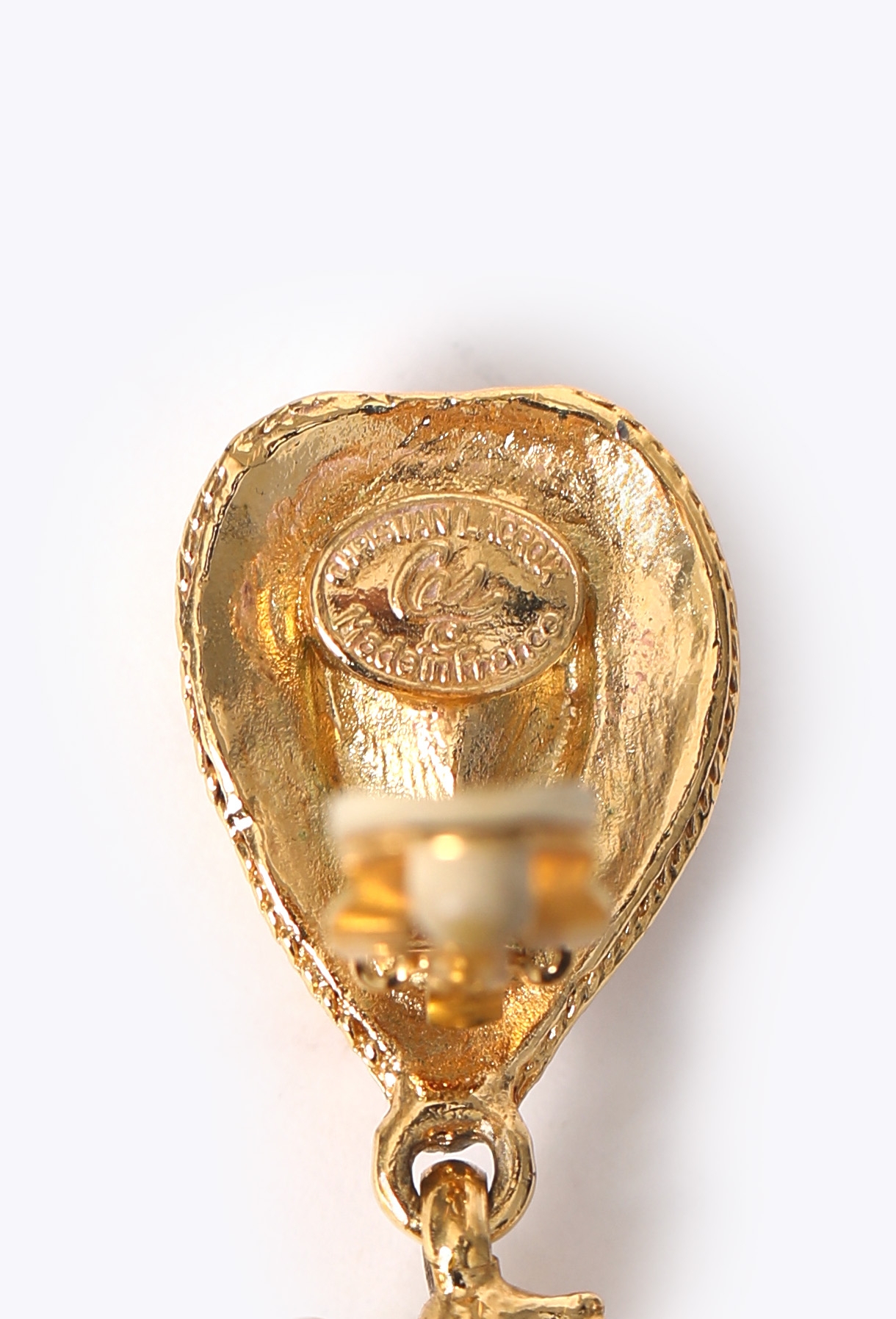 【美品】Christian Lacroix イヤリング ネックレス ヴィンテージ Vintage Baroque Pendant Clip Earrings - Christian Lacroix | ReSee