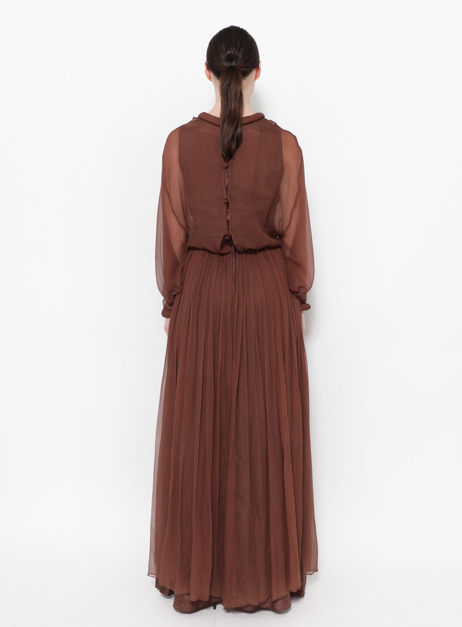 70s chiffon maxi dress Jean Varon '70s Striped Maternity Bodycon Dress Ecom_BTSadd Jack bryan Adorned with vibrant autumn Color:CALYPSO CORAL MULTI