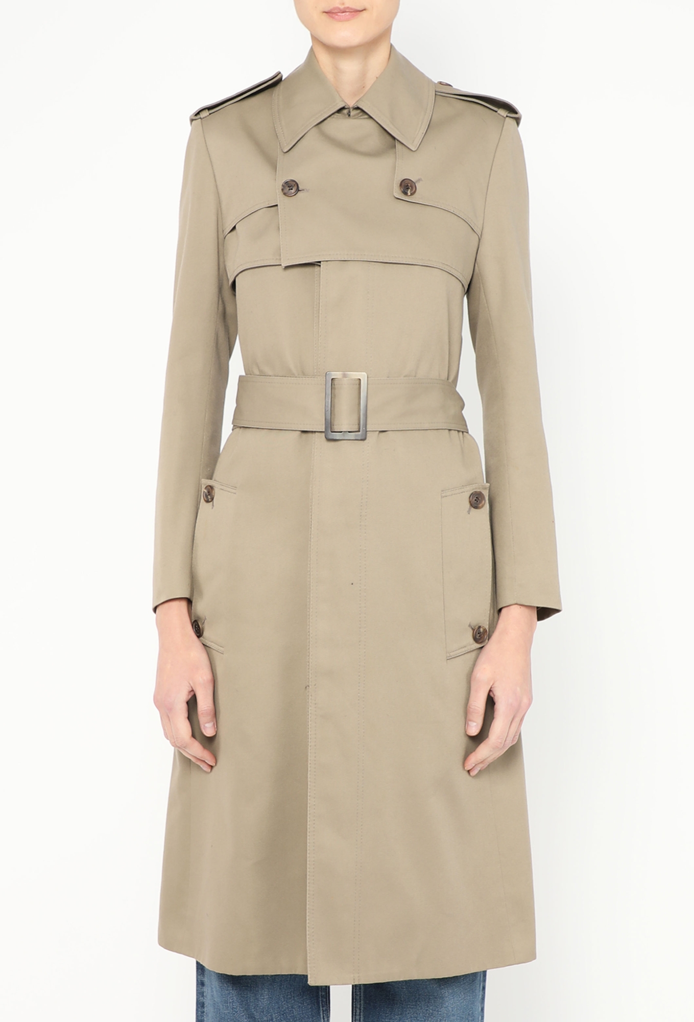 F/W 2006 Hedi Slimane Belted Trench | Authentic & Vintage | ReSee