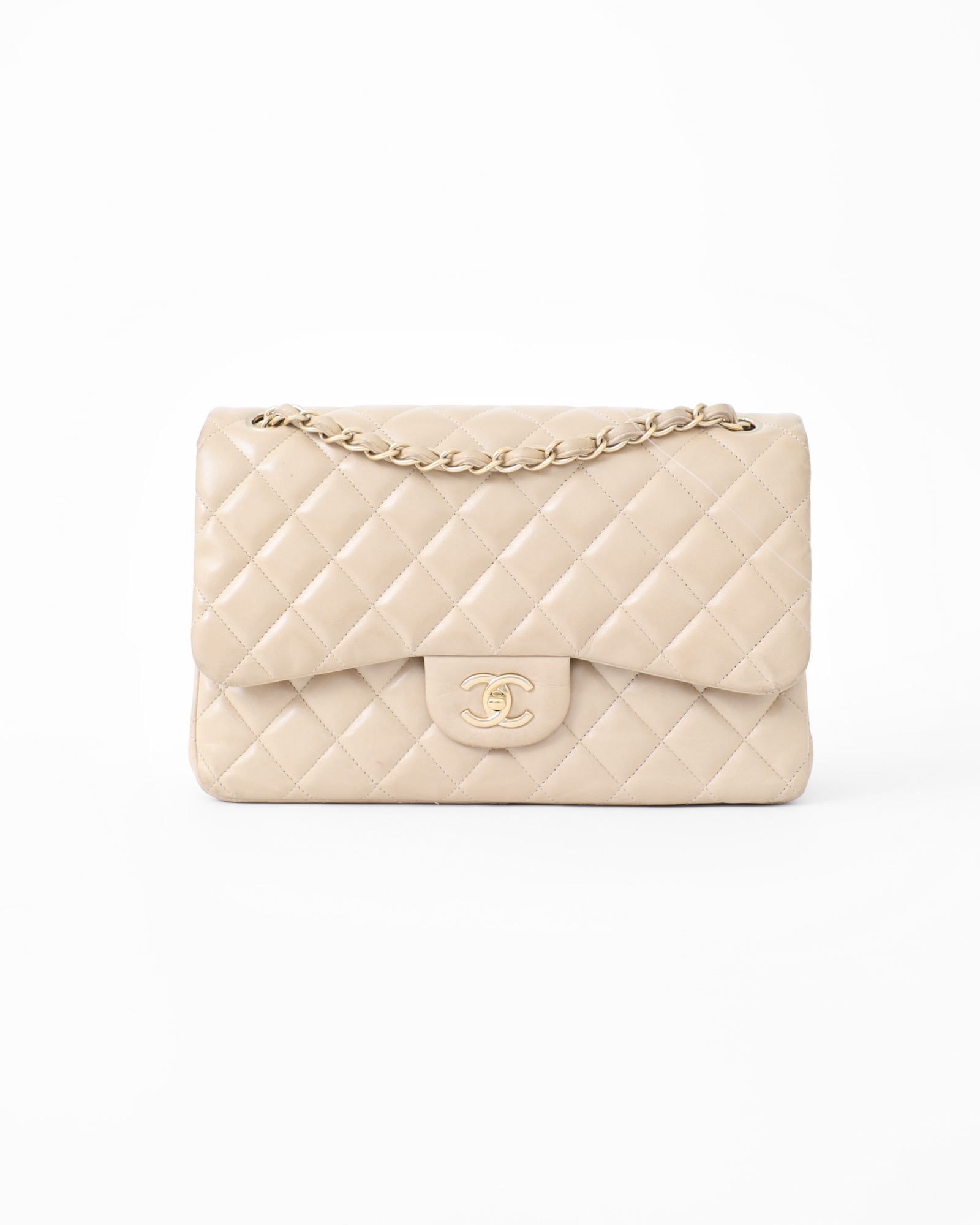 CHANEL ベージュ タンクトップ 38 シャネル CHANEL タンクトップ 34 サイズ ベージュ系 トップス