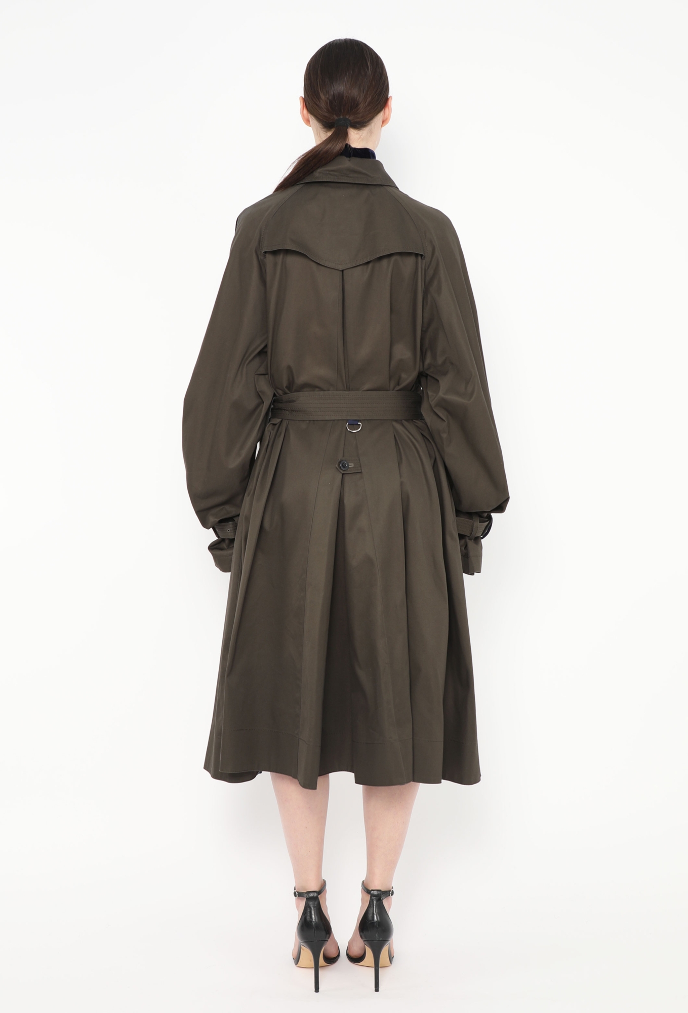 F/W 2021 Belted Velvet Trench Dress | Authentic & Vintage | ReSee