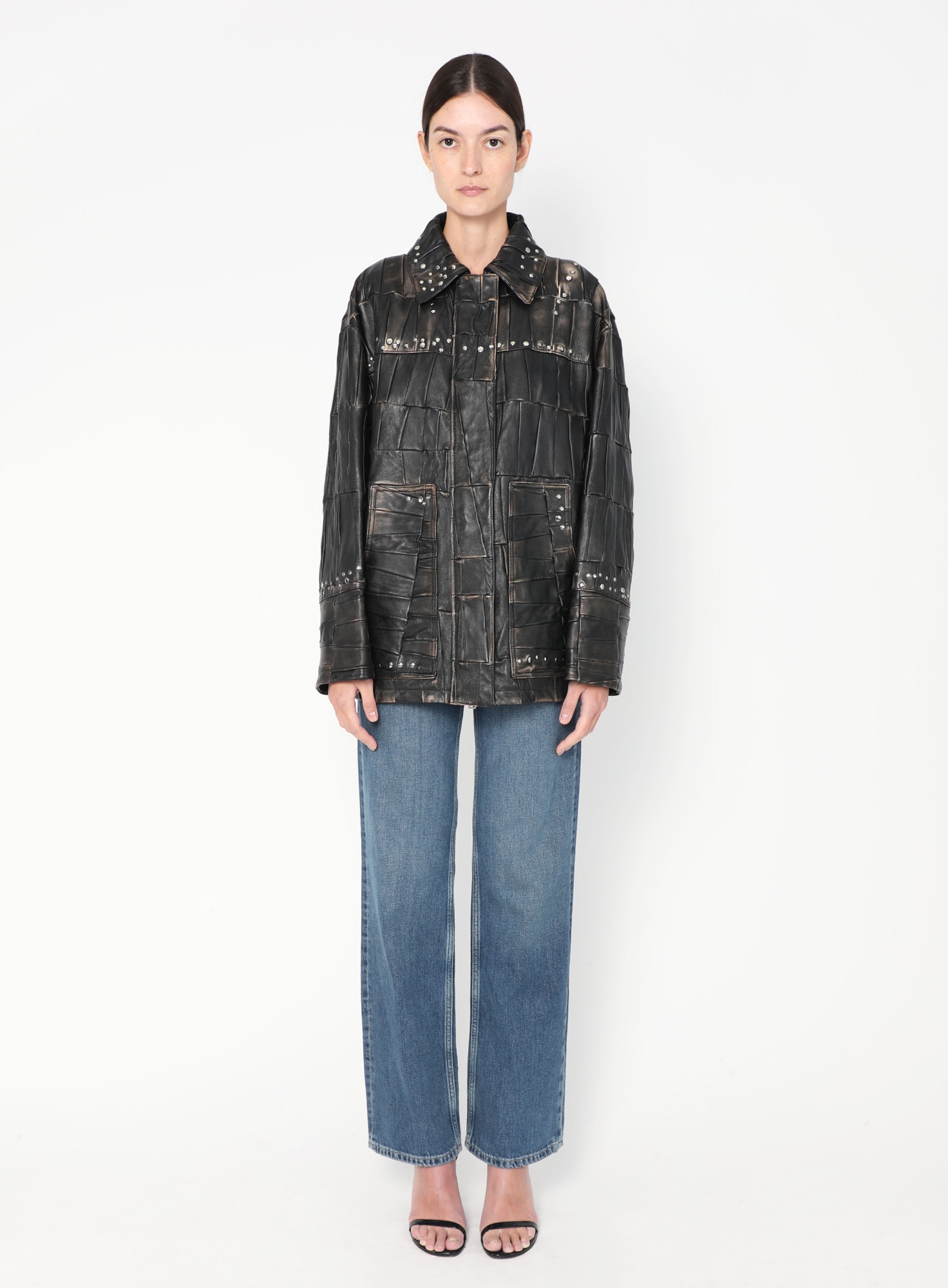 S/S 2024 Studded Leather Jacket | Authentic & Vintage | ReSee
