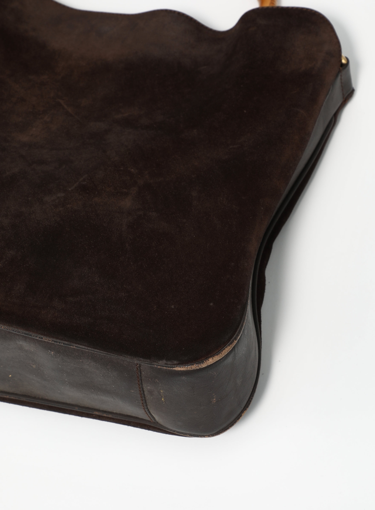 Suede Bamboo Hobo Bag | Authentic & Vintage | ReSee