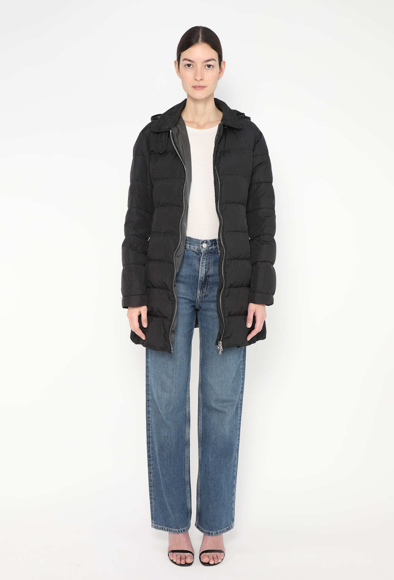 Late '90s Belted Down Puffer Coat | Authentic & Vintage | ReSee