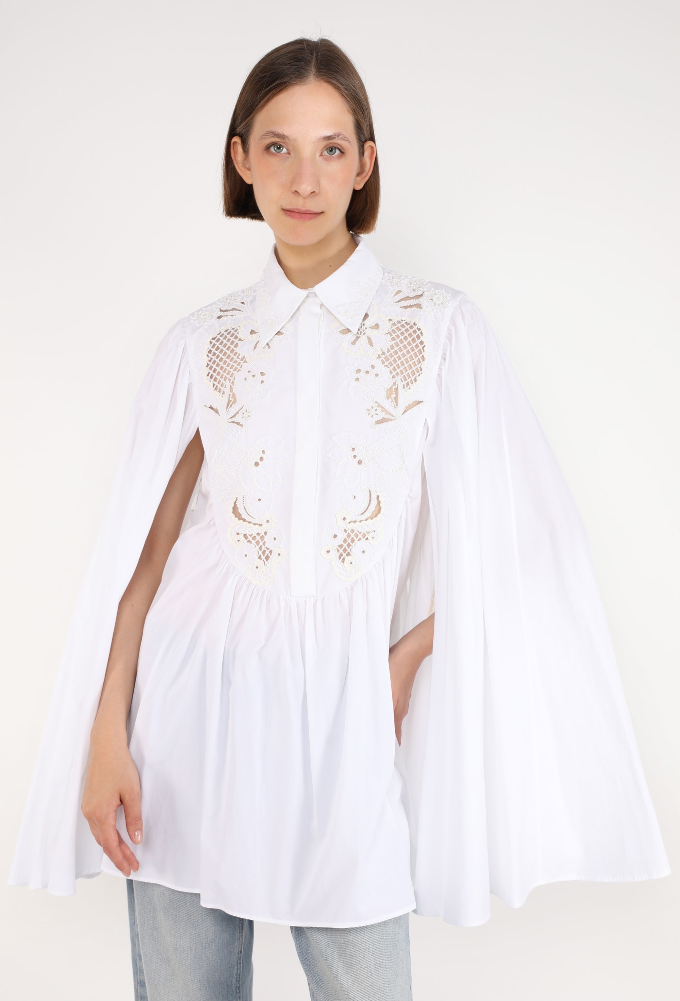 Embroidered Lace Cotton Tunic, 2022 - Valentino | ReSee