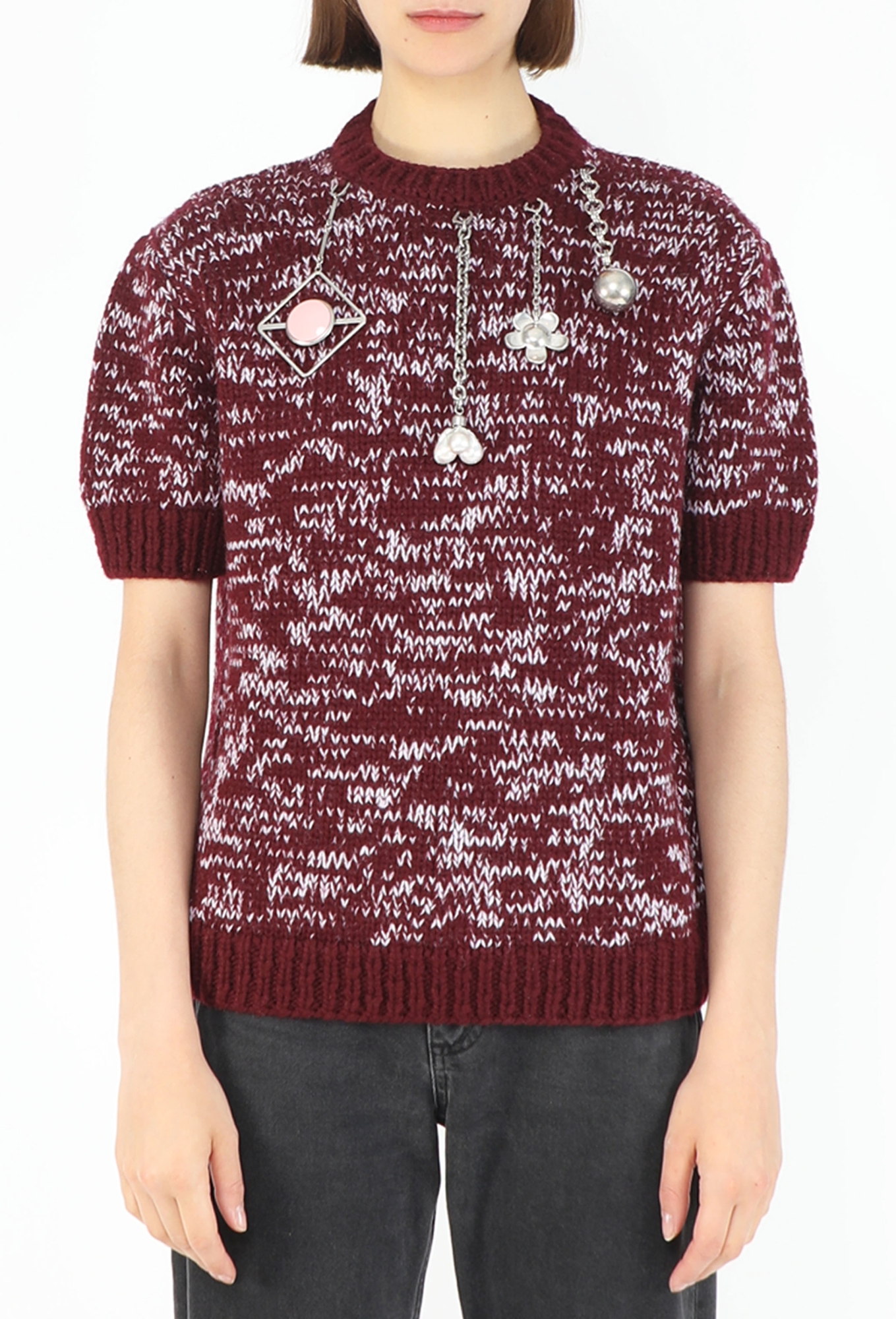 F/W 2025 Charm Knit Sweater - Prada | ReSee