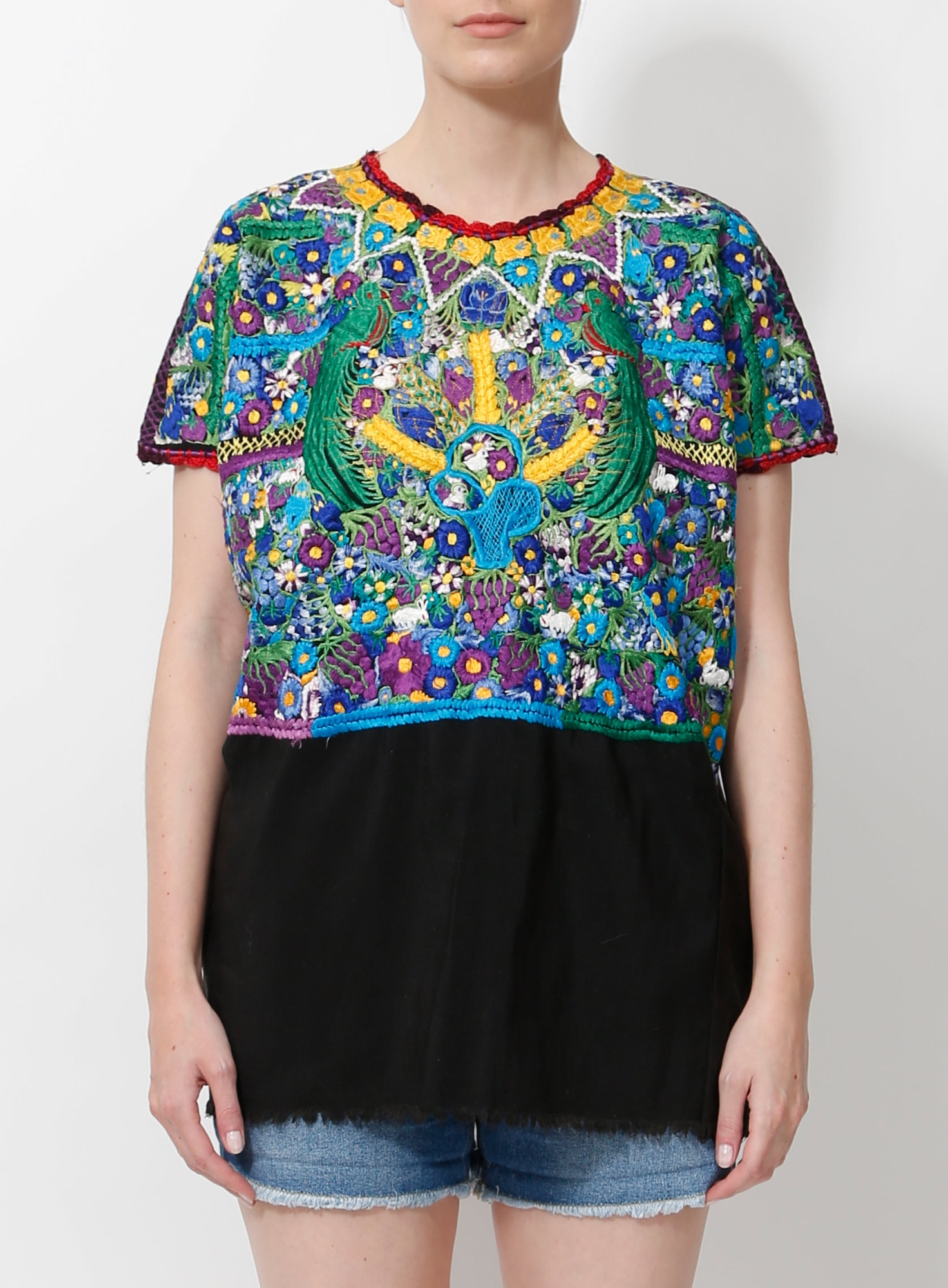 70s Hand Embroidered Mexican Top | Authentic & Vintage | ReSee