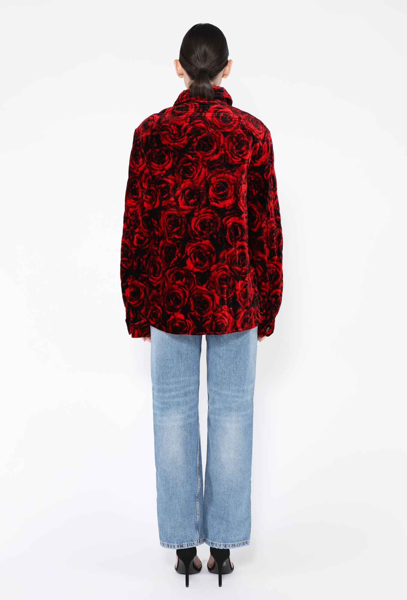 F/W 2021 Velvet Rose Printed Jacket - Dries Van Noten | ReSee
