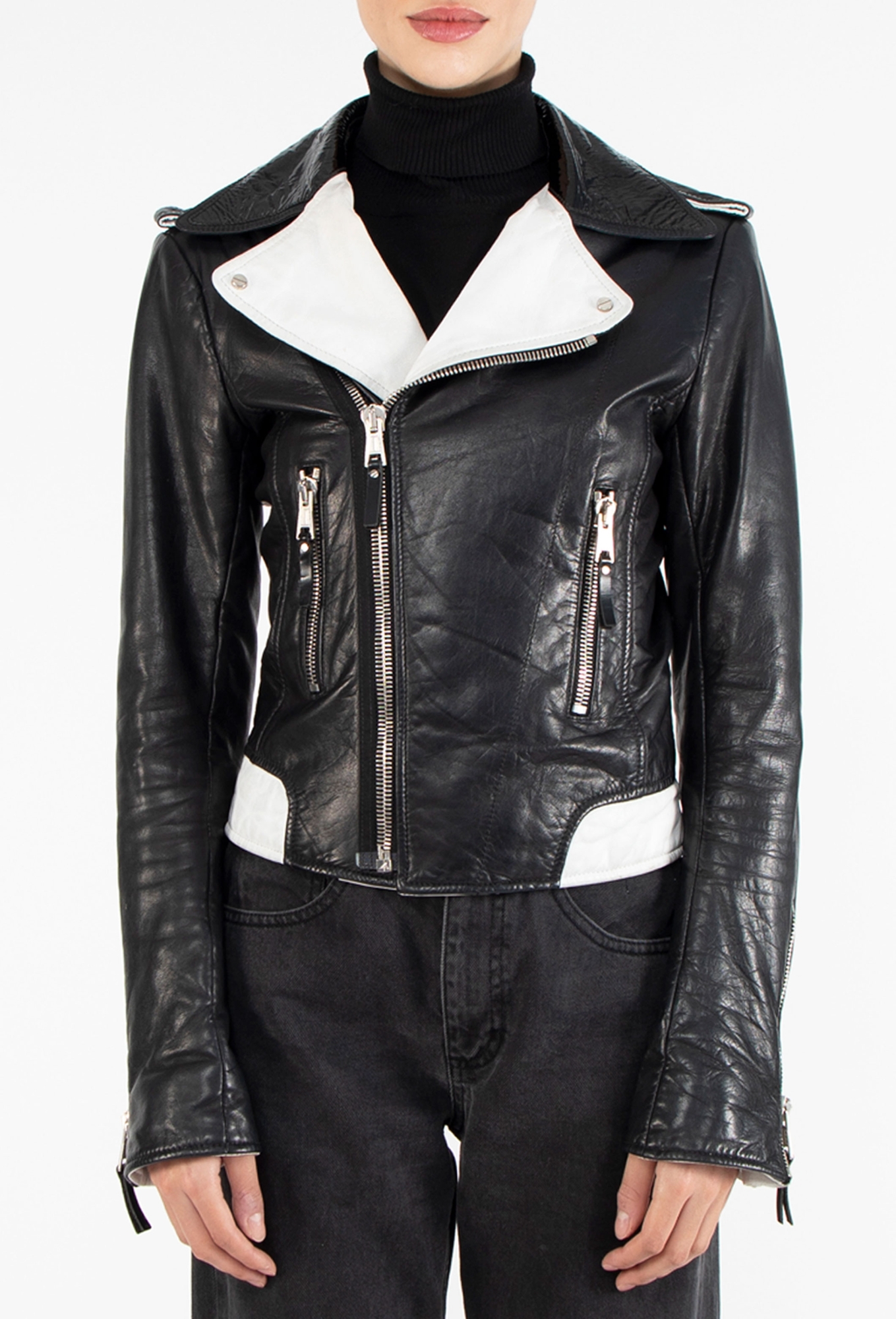 S/S 2007 Bicolor Biker Jacket - Balenciaga | ReSee