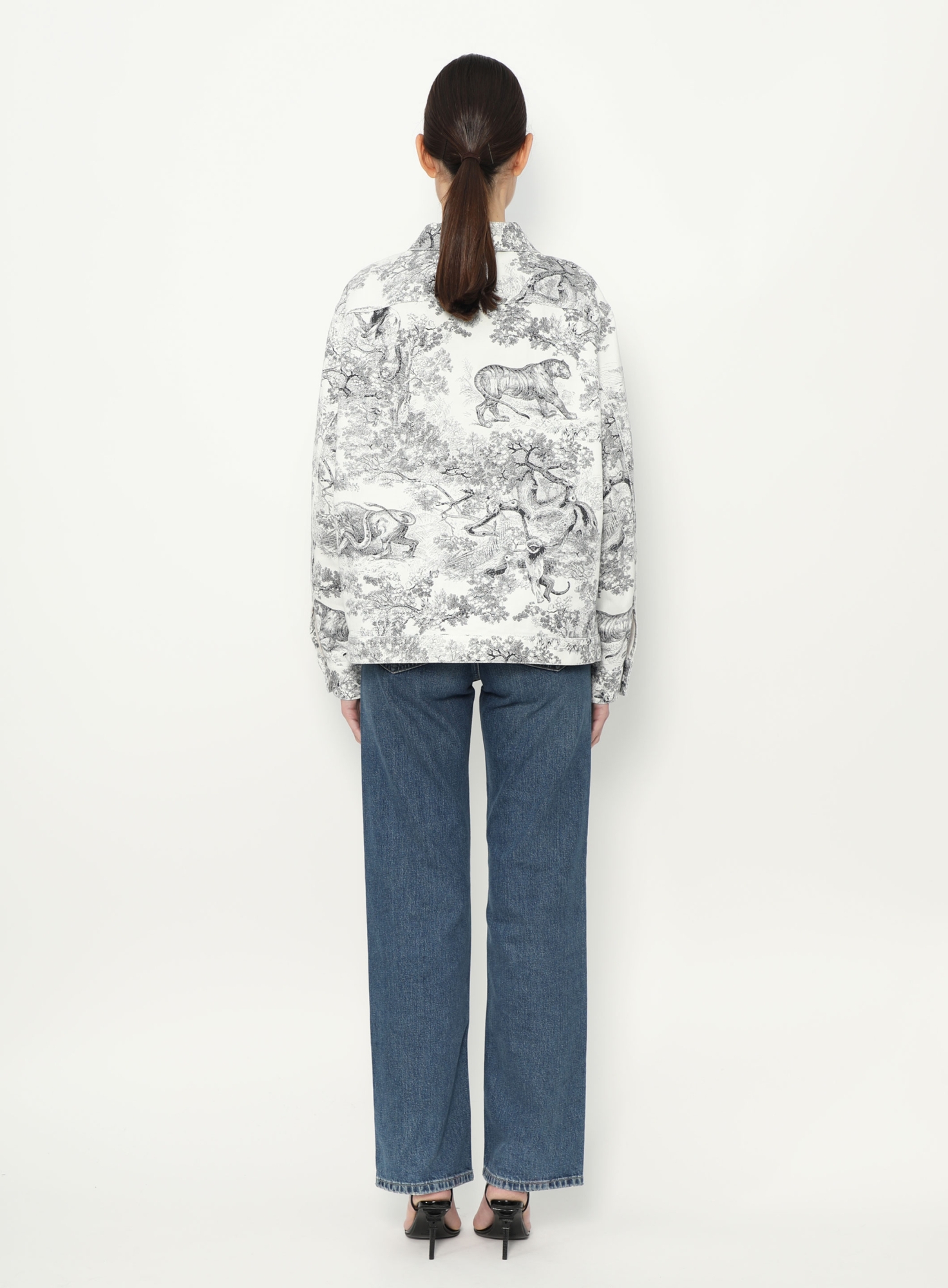 Toile de Jouy Denim Jacket | Authentic & Vintage | ReSee