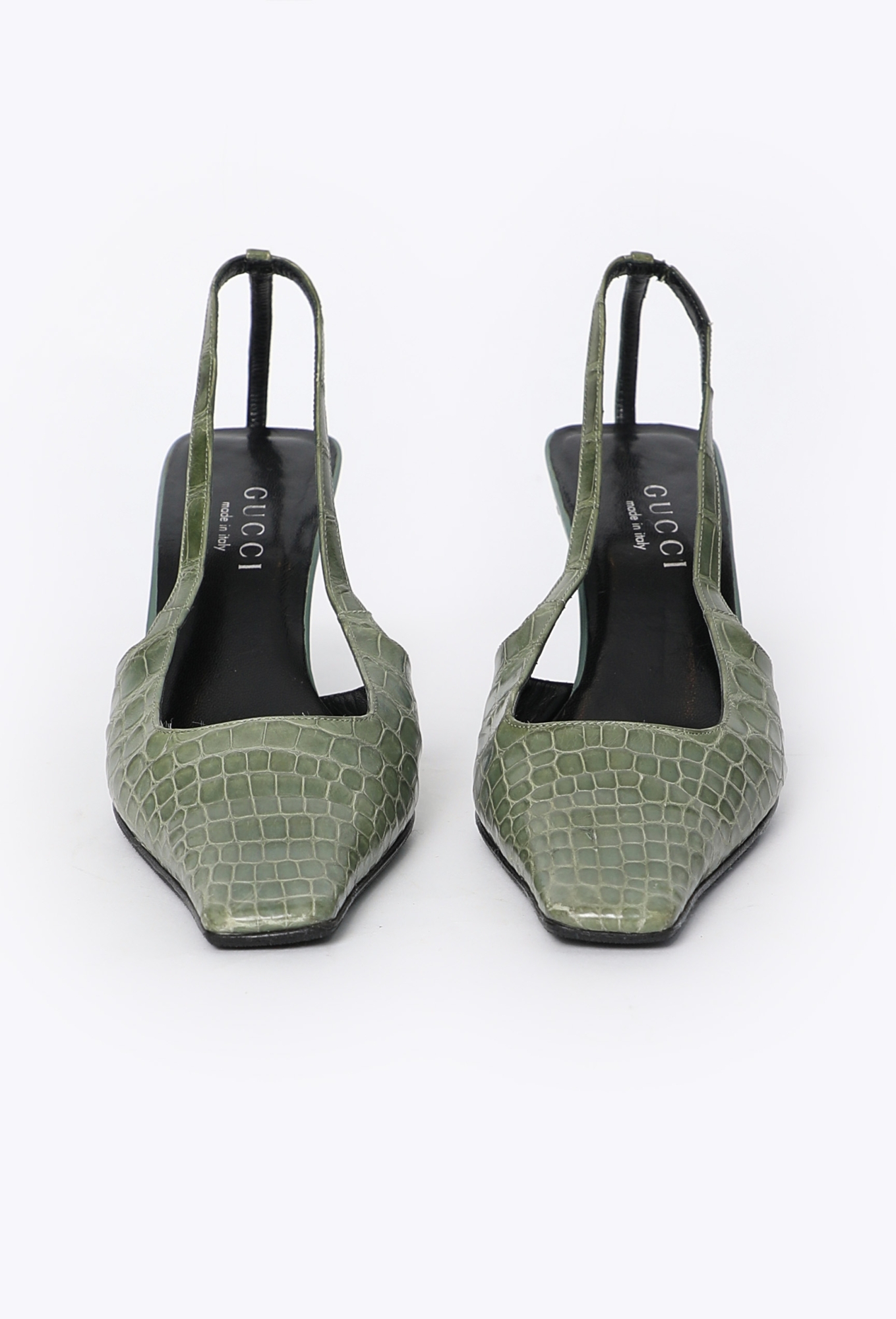 Alligator Slingback Pumps, S/S 1998 - Gucci | ReSee