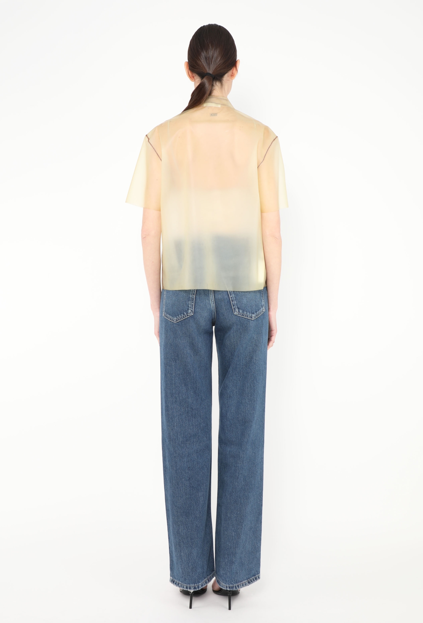 RARE S/S 1998 Stitched Latex Top - Prada | Authentic & Vintage | ReSee