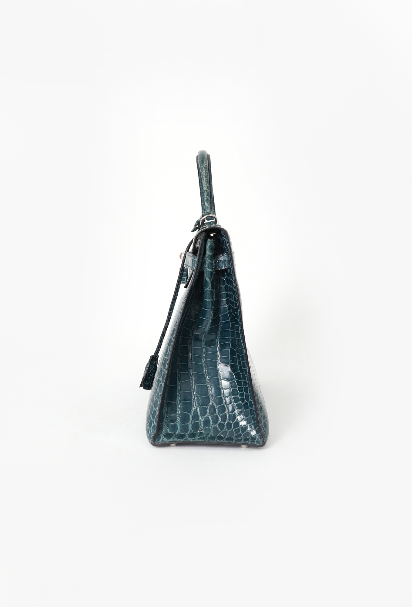 Blue Jean Porosus Kelly Sellier 35 - Hermès | ReSee