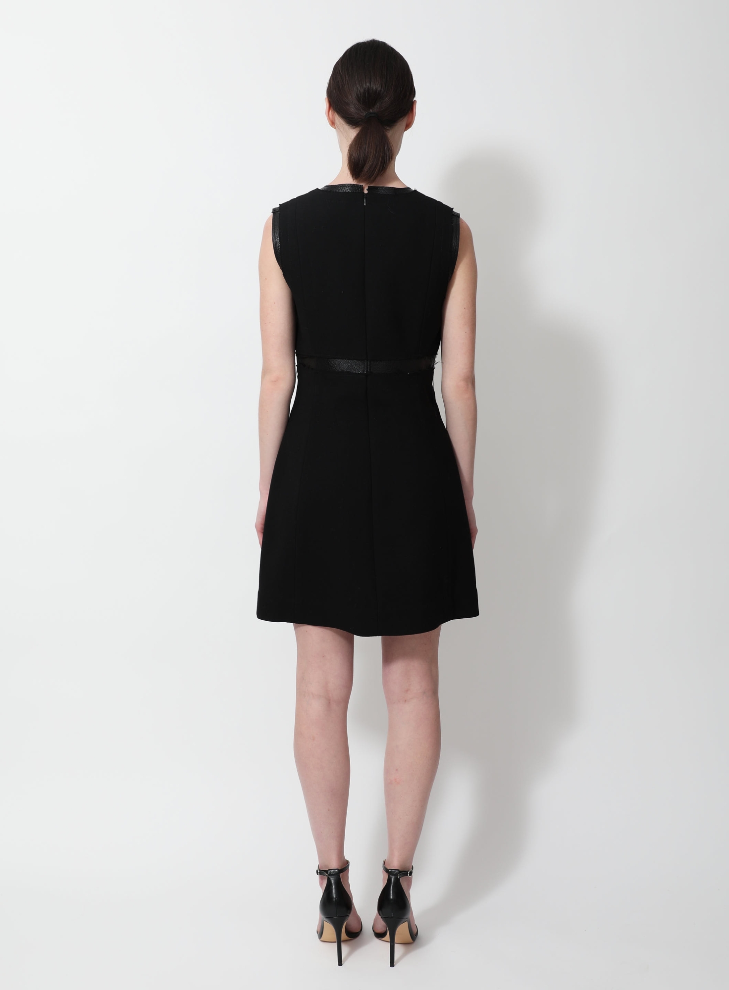 celine leather dress Trim | Authentic & Vintage Taupe Multi