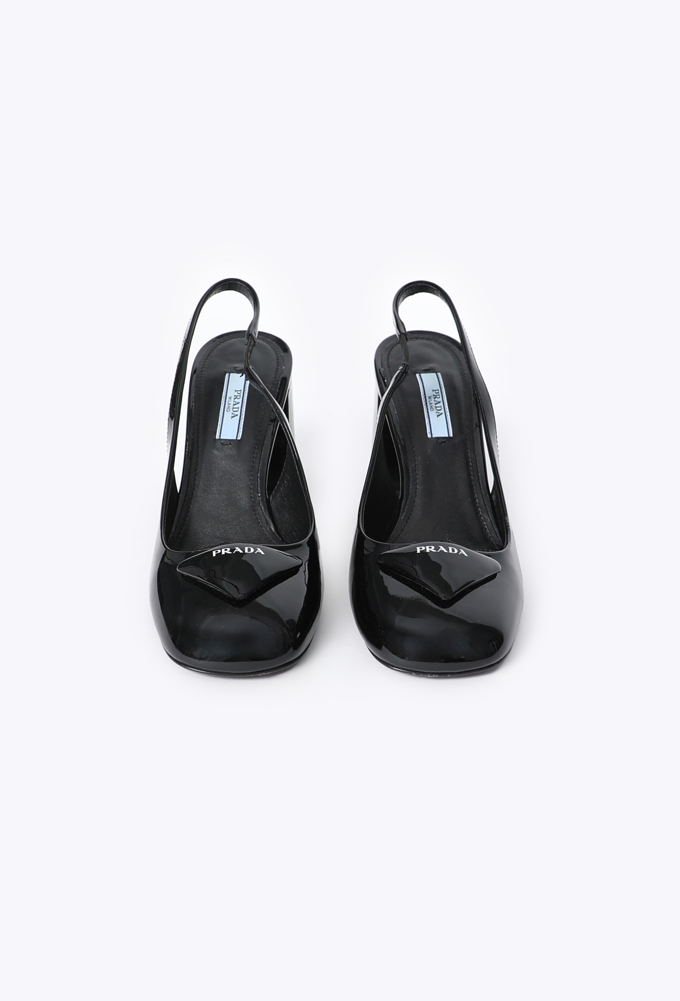 Logo Slingback Patent Heels, 2021 - Prada | ReSee