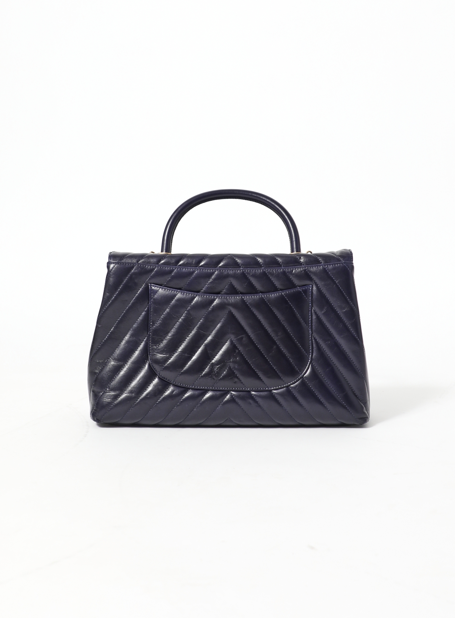 バッグ coco Coco Handle Chevron Flap Bag | Authentic & Vintage | ReSee