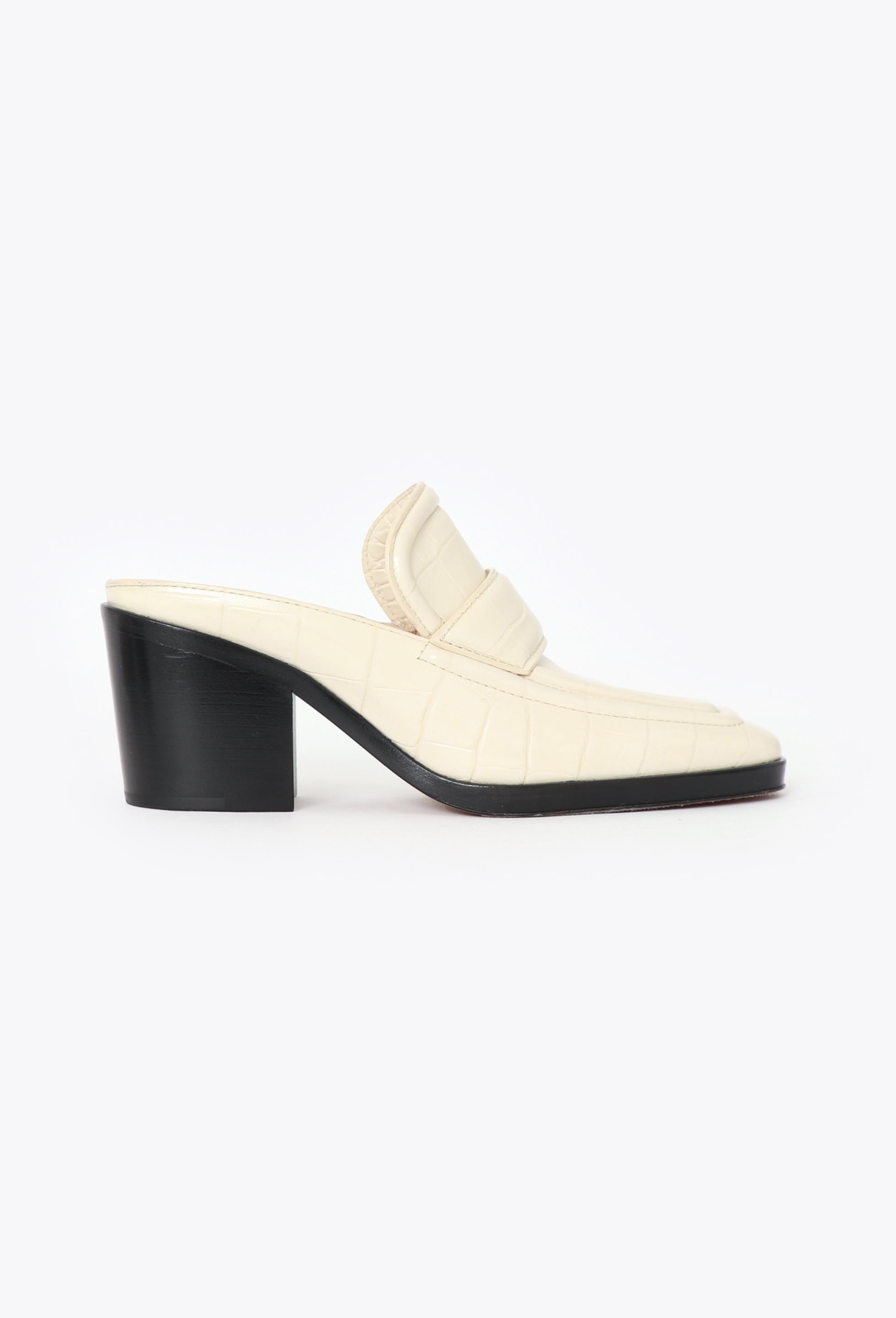 2020 Embossed Leather Loafer Mules - Bottega Veneta | ReSee display picture 1