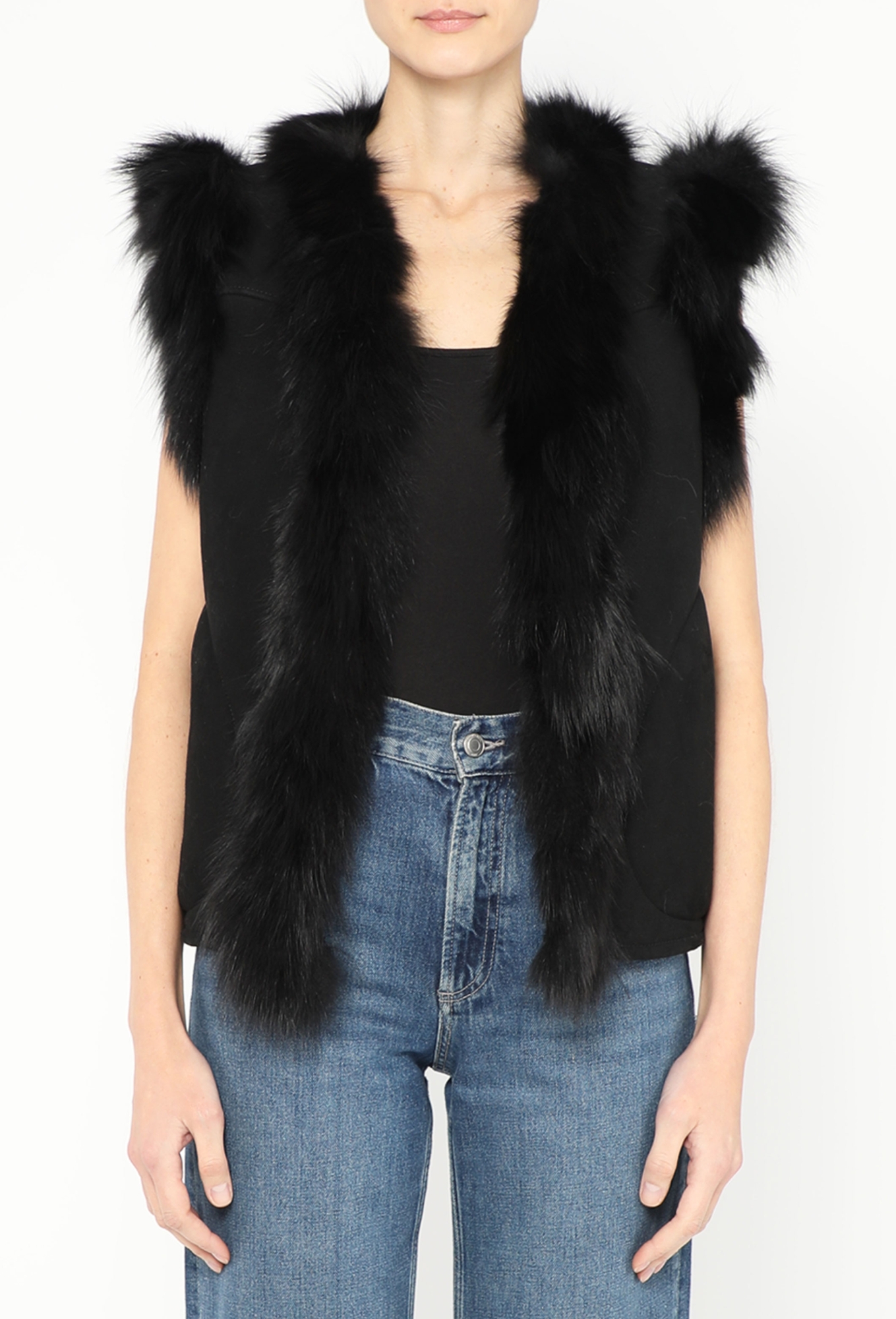 2014 Fox Fur Shearling-Lined Vest | Authentic & Vintage | ReSee