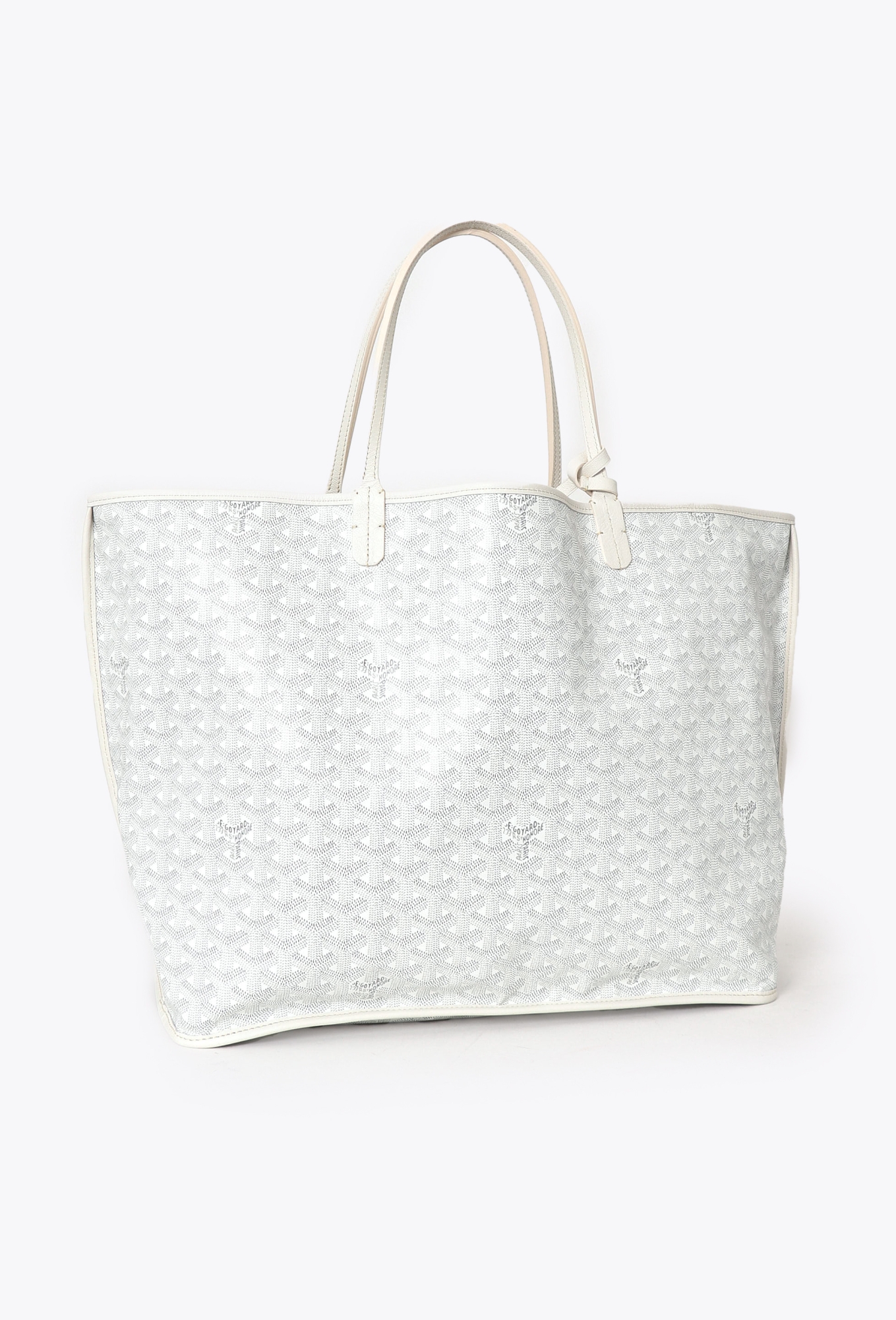 Saint Louis PM Tote Bag White Goyardine canvas - Goyard | ReSee