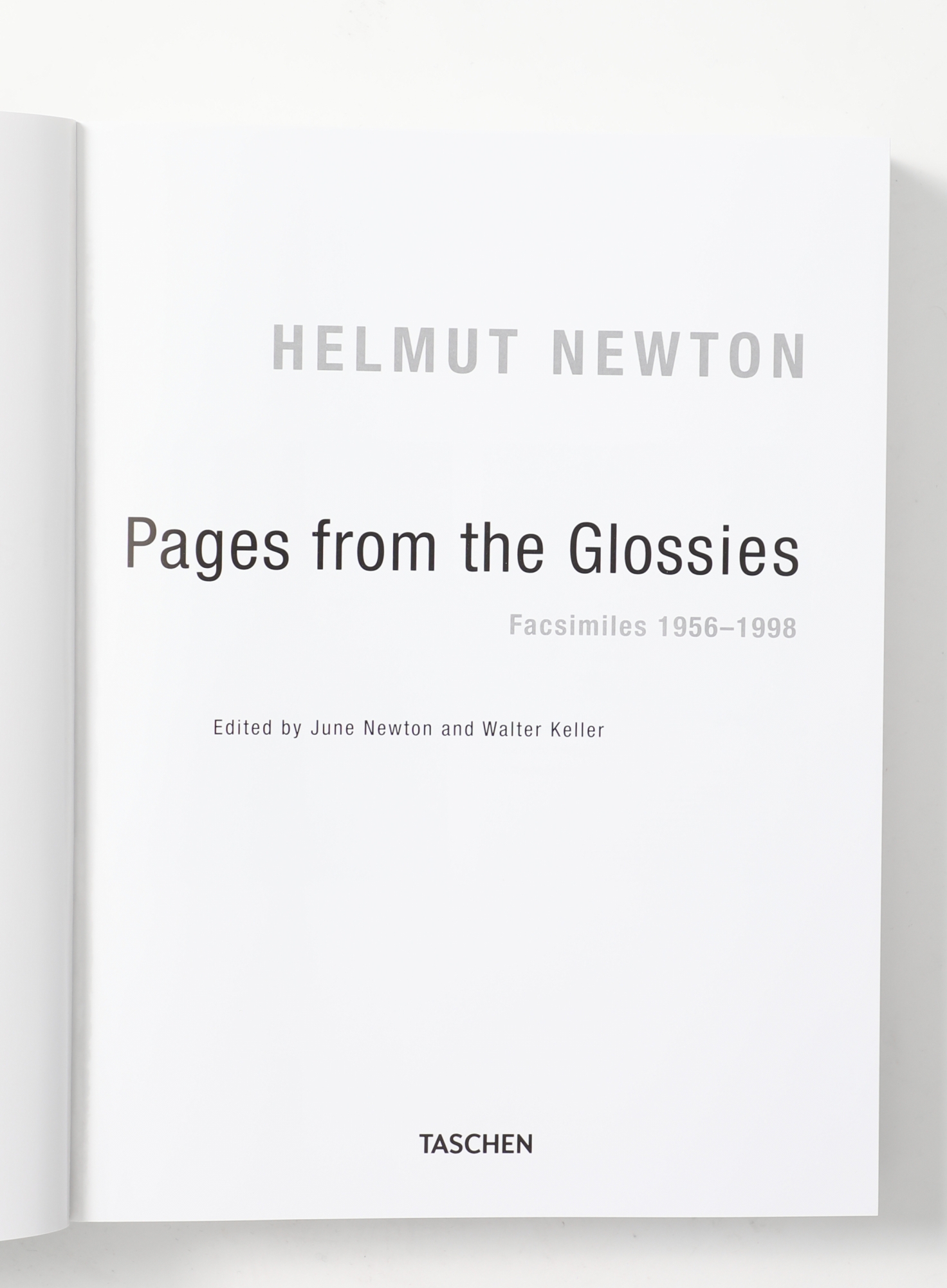 Helmut Newton: Pages from the Glossies Book | Authentic & Vintage