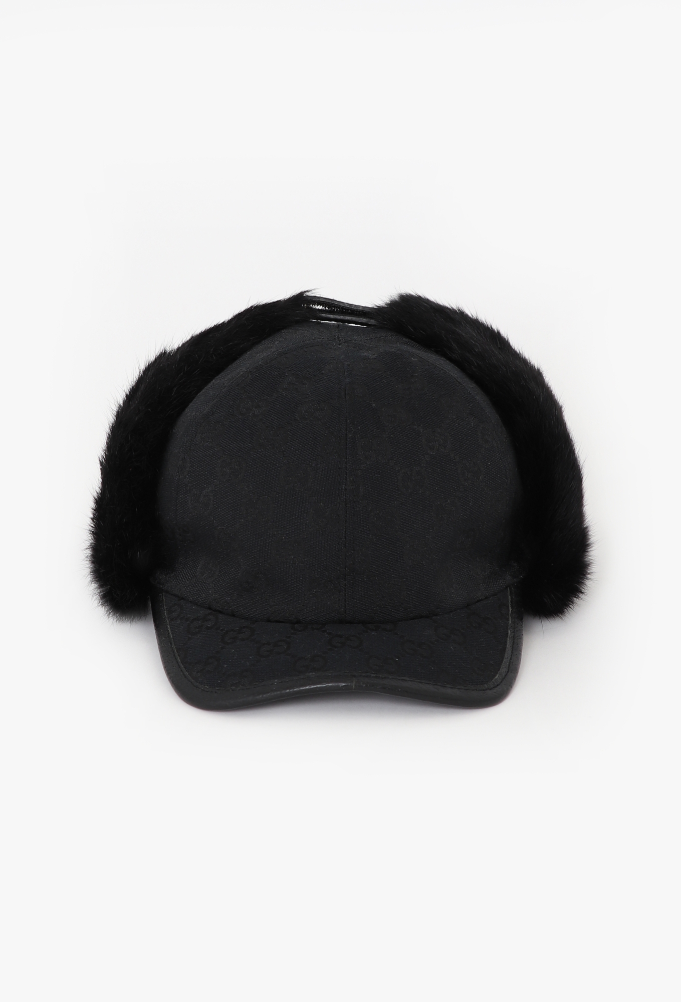 Rabbit Fur Monogram Cap | Authentic & Vintage | ReSee
