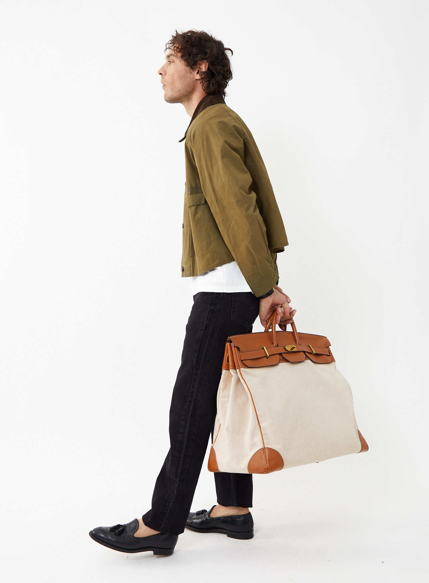 Leather & Toile H Haut à Courroies 55 | Authentic & Vintage | ReSee
