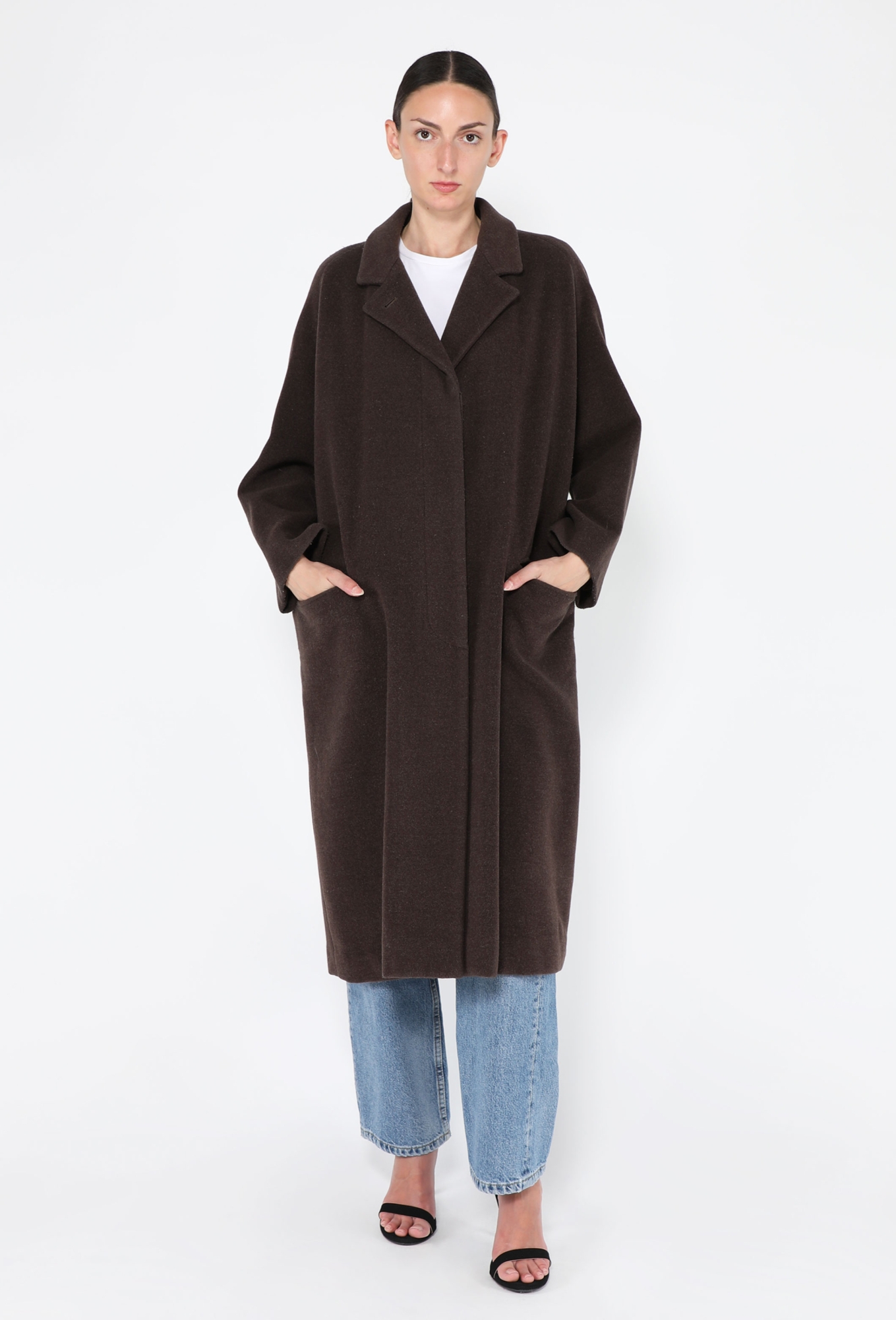Oversized Wool Cocoon Coat, 1990s - Romeo Gigli | ReSee