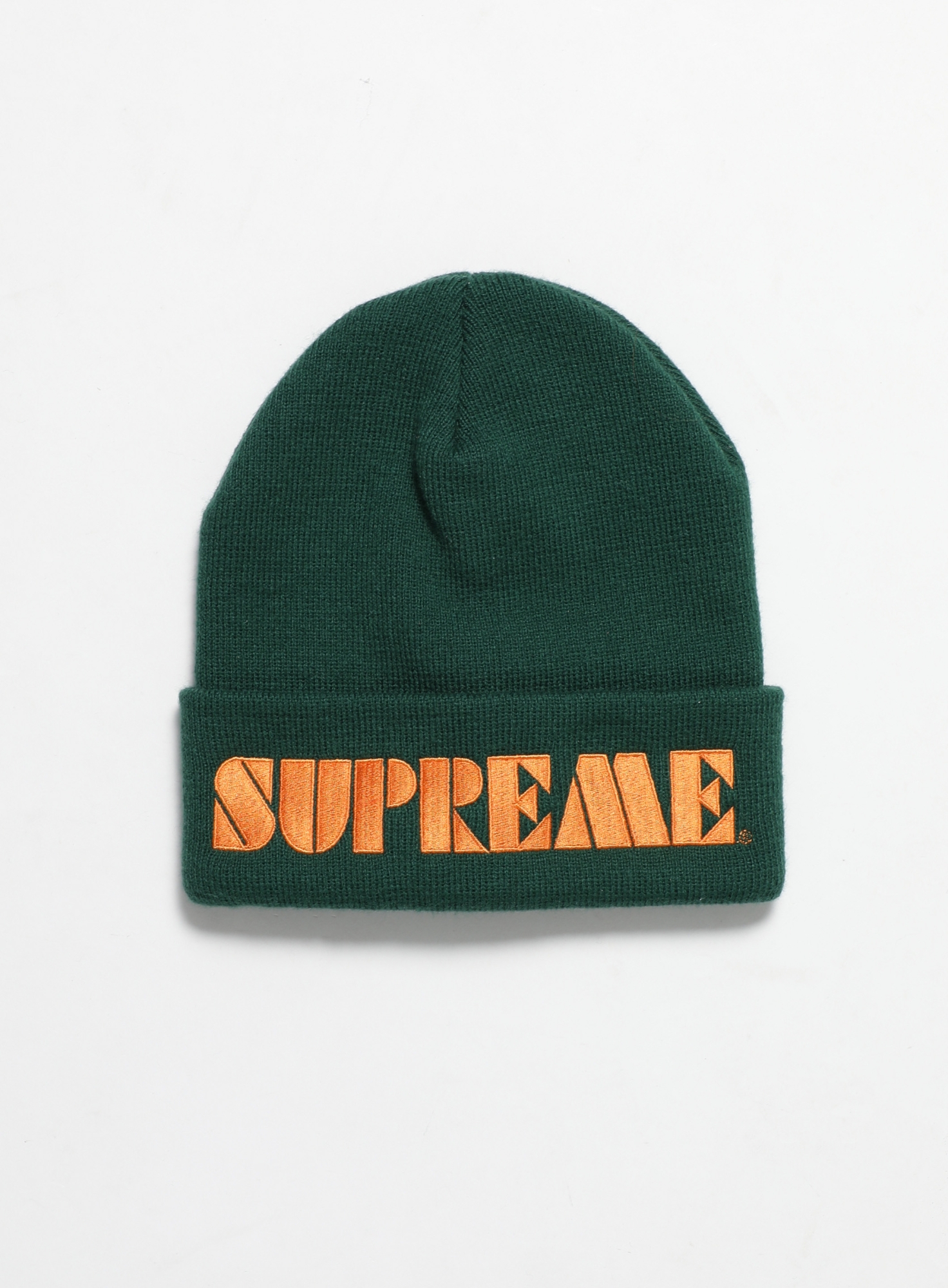 Supreme 2024 Stencil Beanie Green - Modern Designers | ReSee