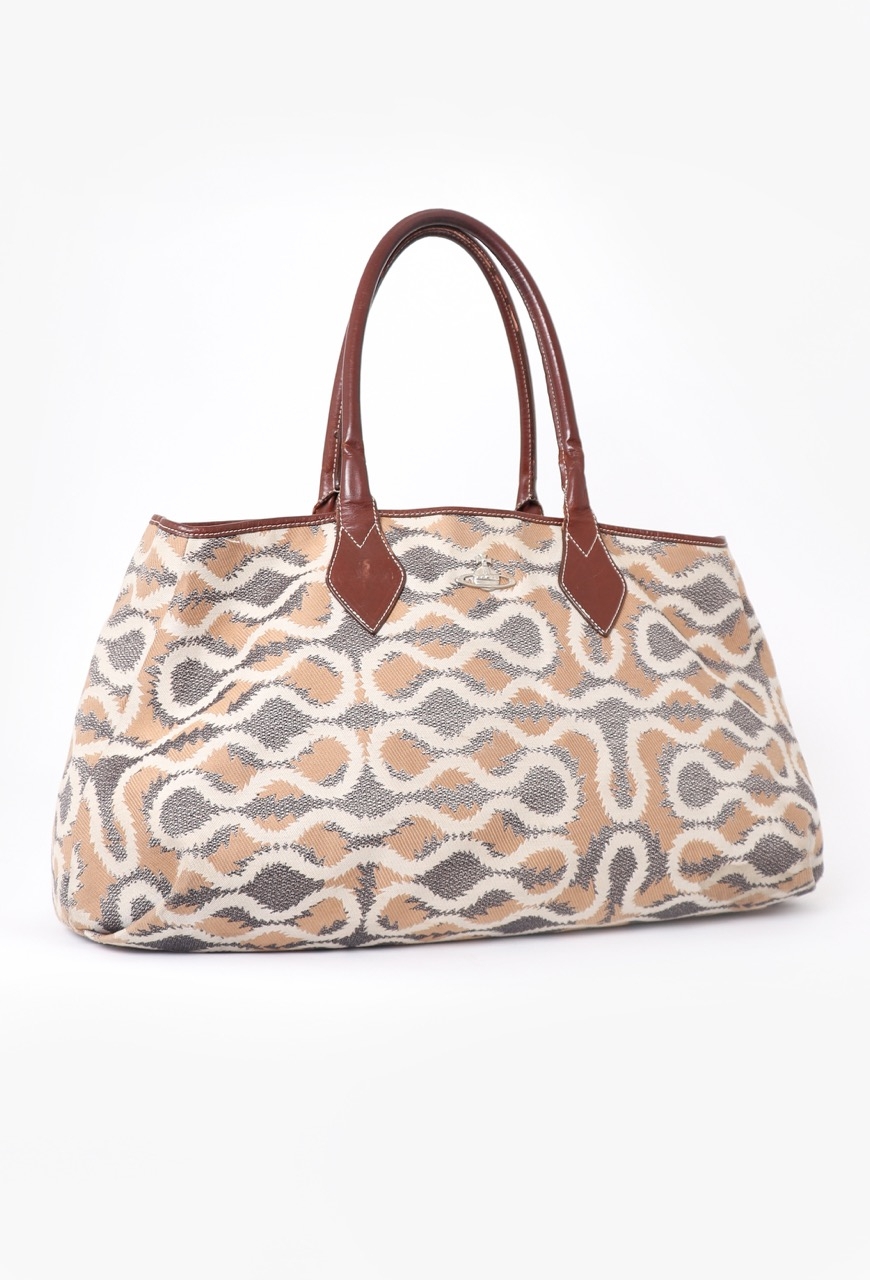 Squiggle Shopper Tote Bag - Vivienne Westwood | Authentic