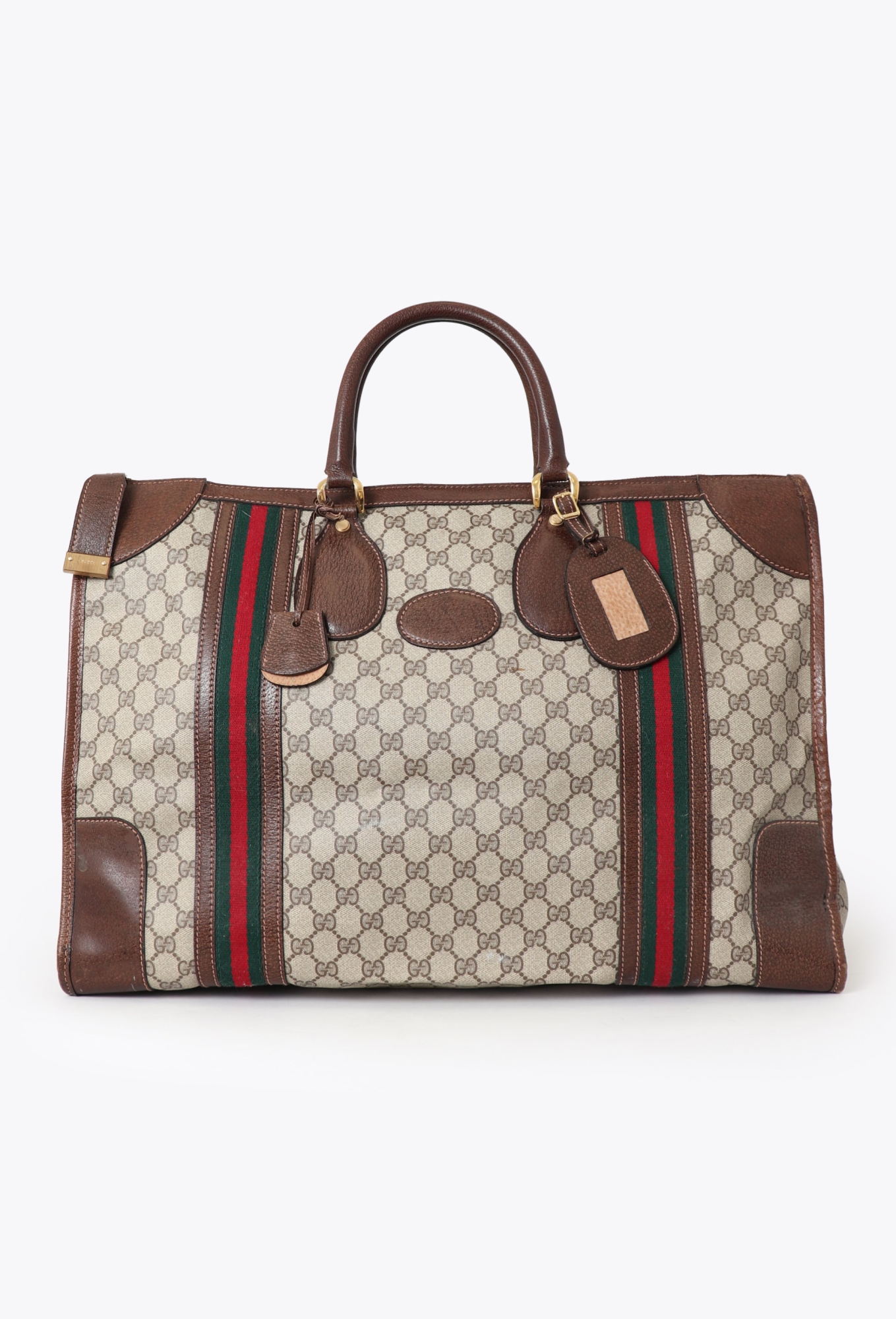 VINTAGE OLD GUCCI トラベルバッグ【あや】 Vintage Ophidia Monogram Travel Bag - Gucci | ReSee