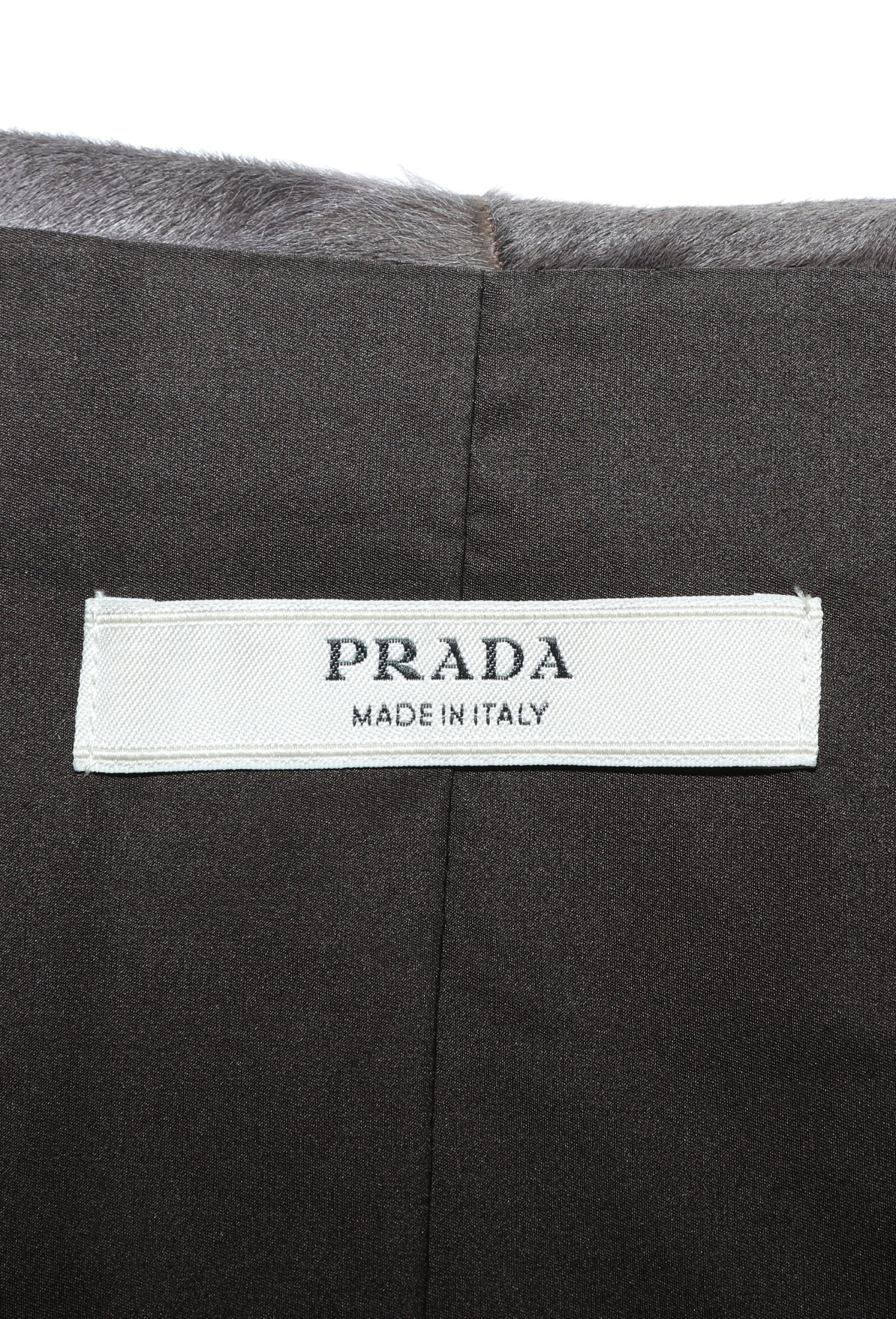 2000 Pony Hair Shawl Jacket - Prada | ReSee