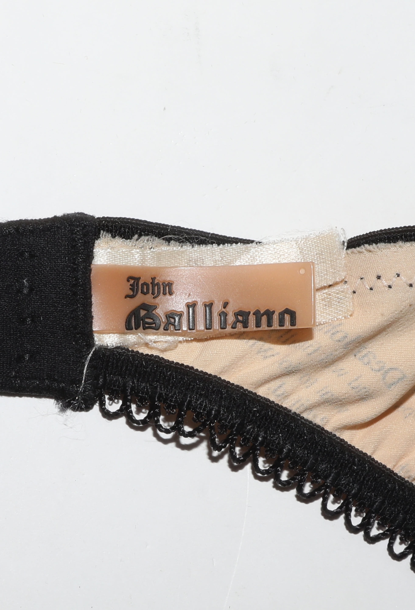 Newspaper Print Silk Bralette, 2004 - John Galliano | ReSee