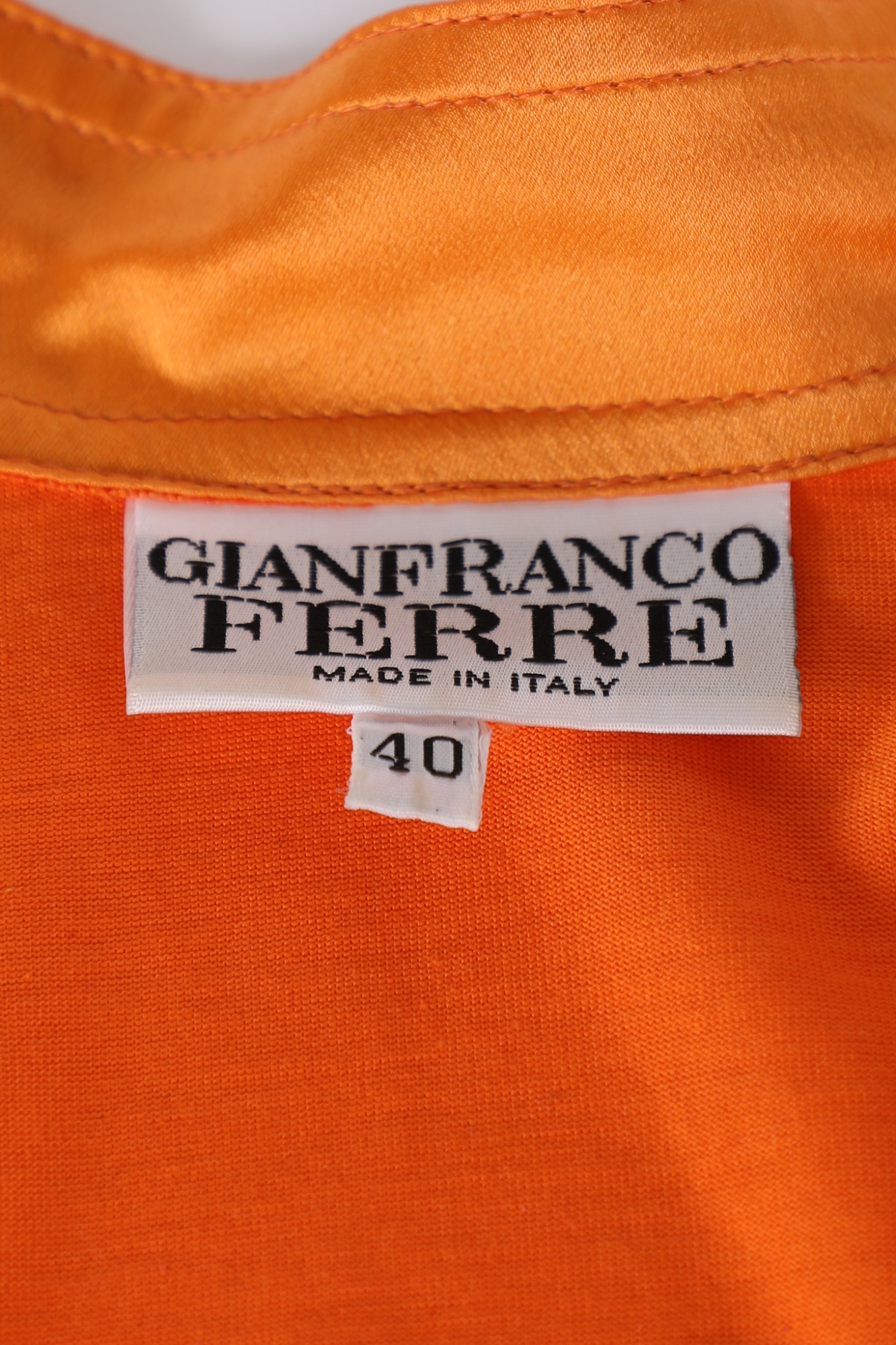 【イタリア製】80s GIANFRANCO FERRE リネン　セットアップ Gianfranco Ferré Silk Wrap Top & Suede Trouser Ensemble, 1980s