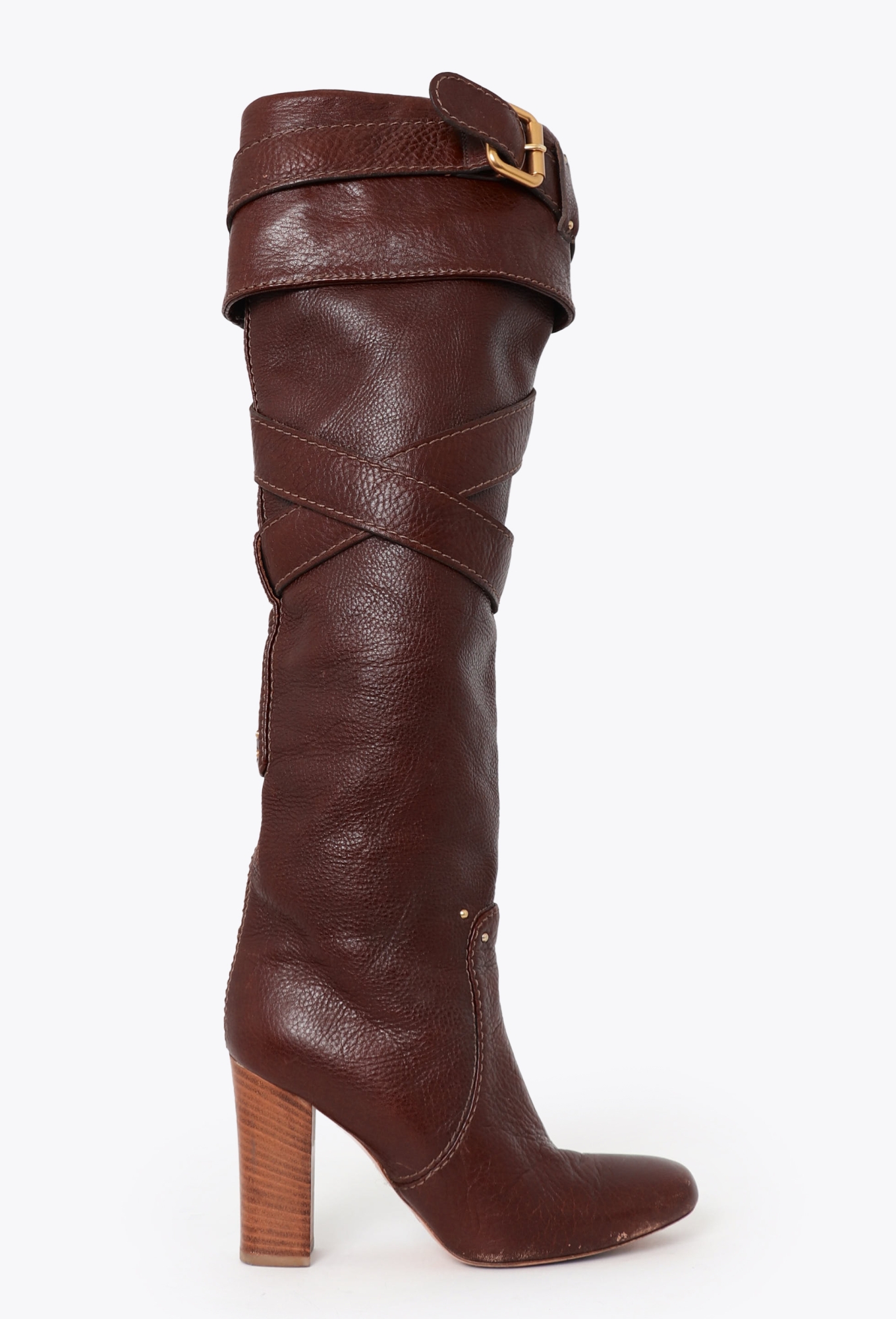 【高級】Chloe クロエ ロングブーツ レザー パディントン 36 2005 Paddington Leather Knee Boots - Chloé | ReSee