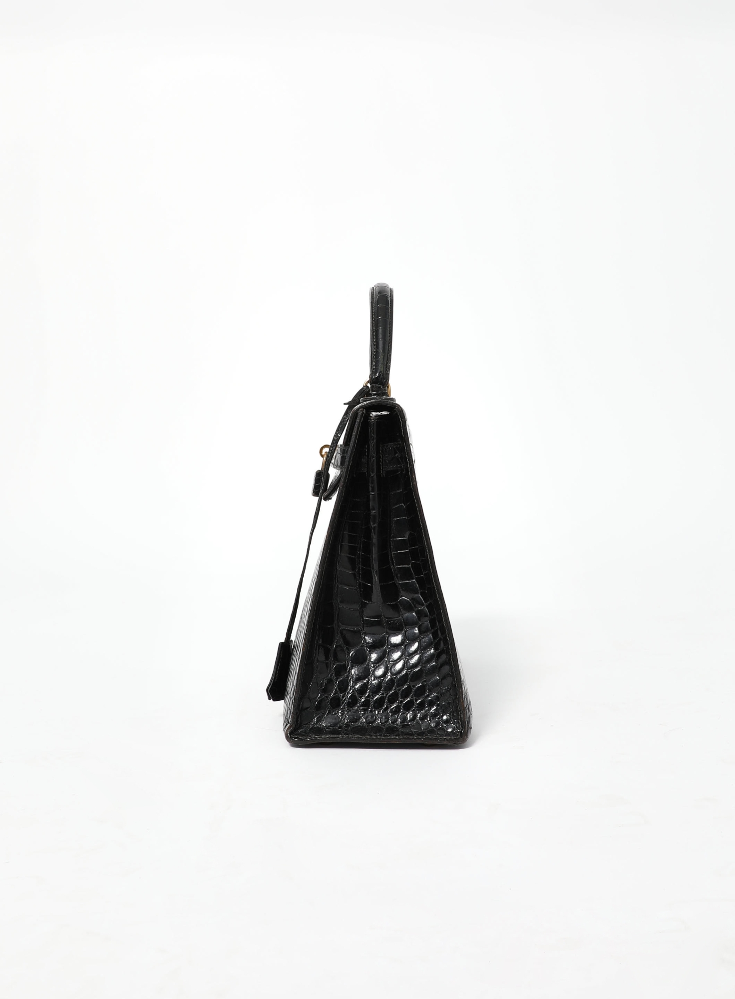 80s Black Porosus Kelly Sellier 32 | Authentique & Vintage | ReSee
