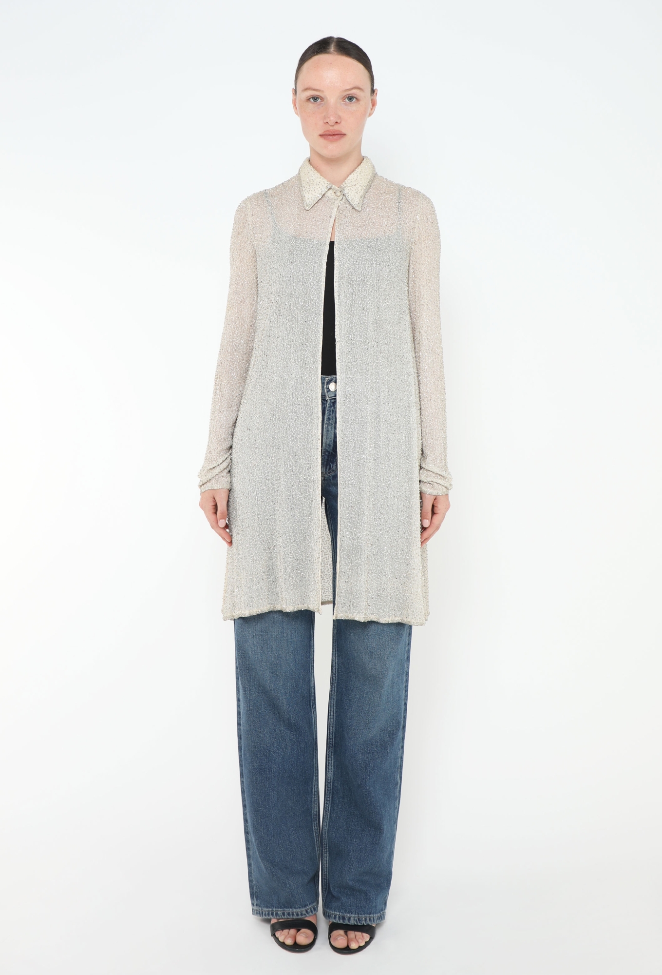 Katharine Hamnett Glass Beaded Tunic - Exquisite Vintage | ReSee