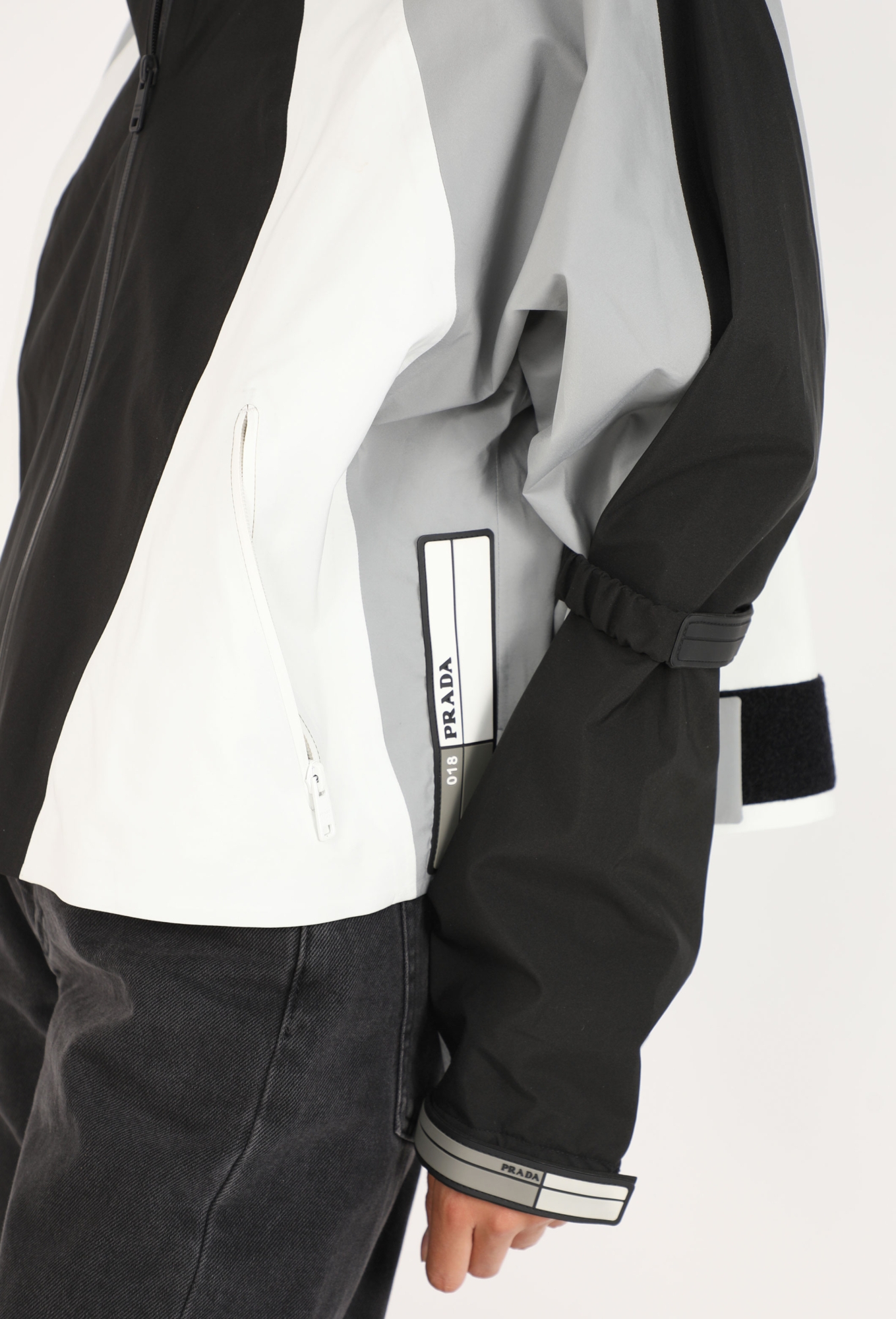Tonal Hooded Windbreaker, Resort 2018 - Prada | ReSee