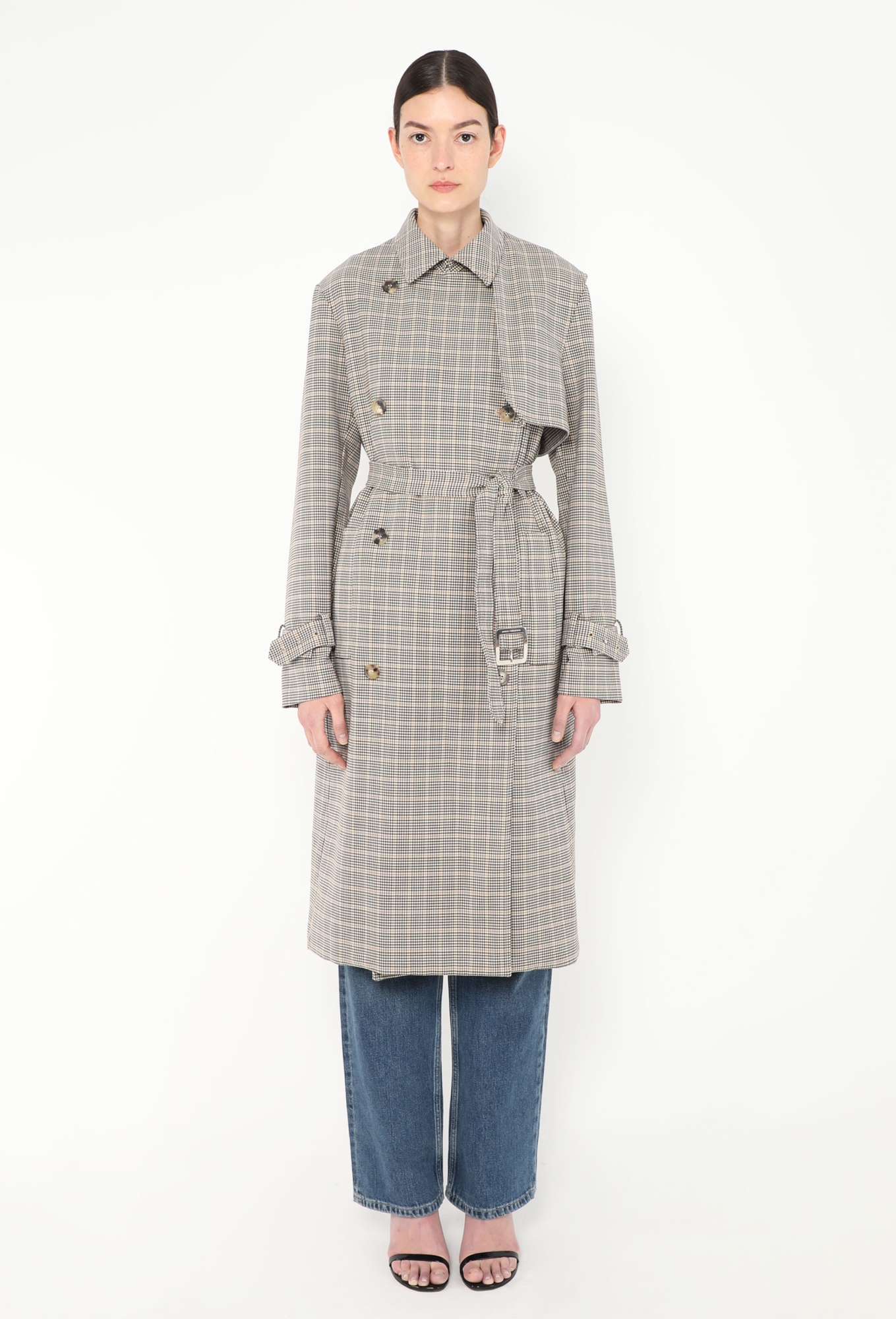 S/S 2019 Checkered Trench Coat - Paco Rabanne | Authentic