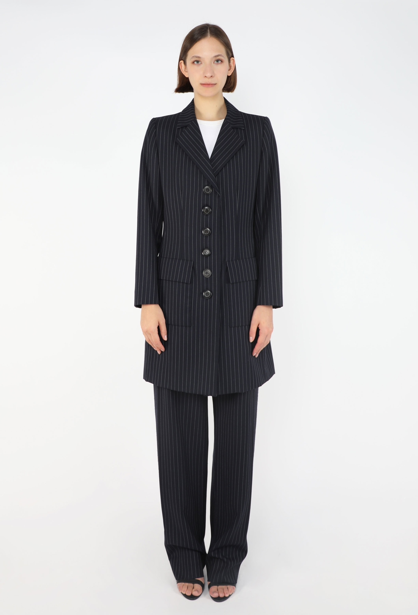 Vintage Tailored Pinstripe Suit - Saint Laurent | ReSee