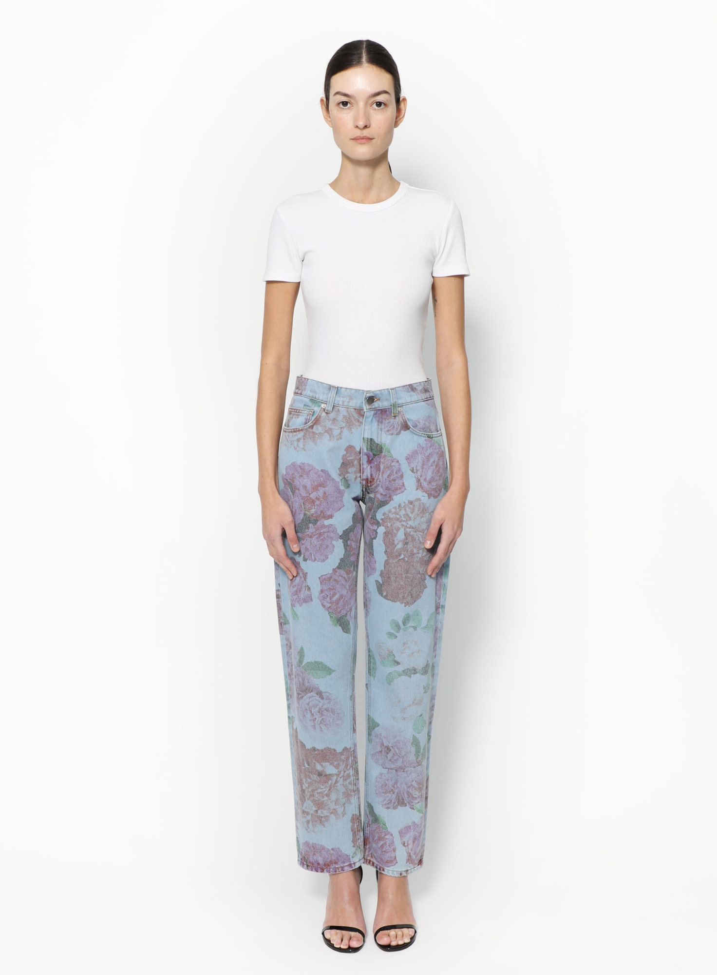Otto Rose Print Jeans | Authentic & Vintage | ReSee