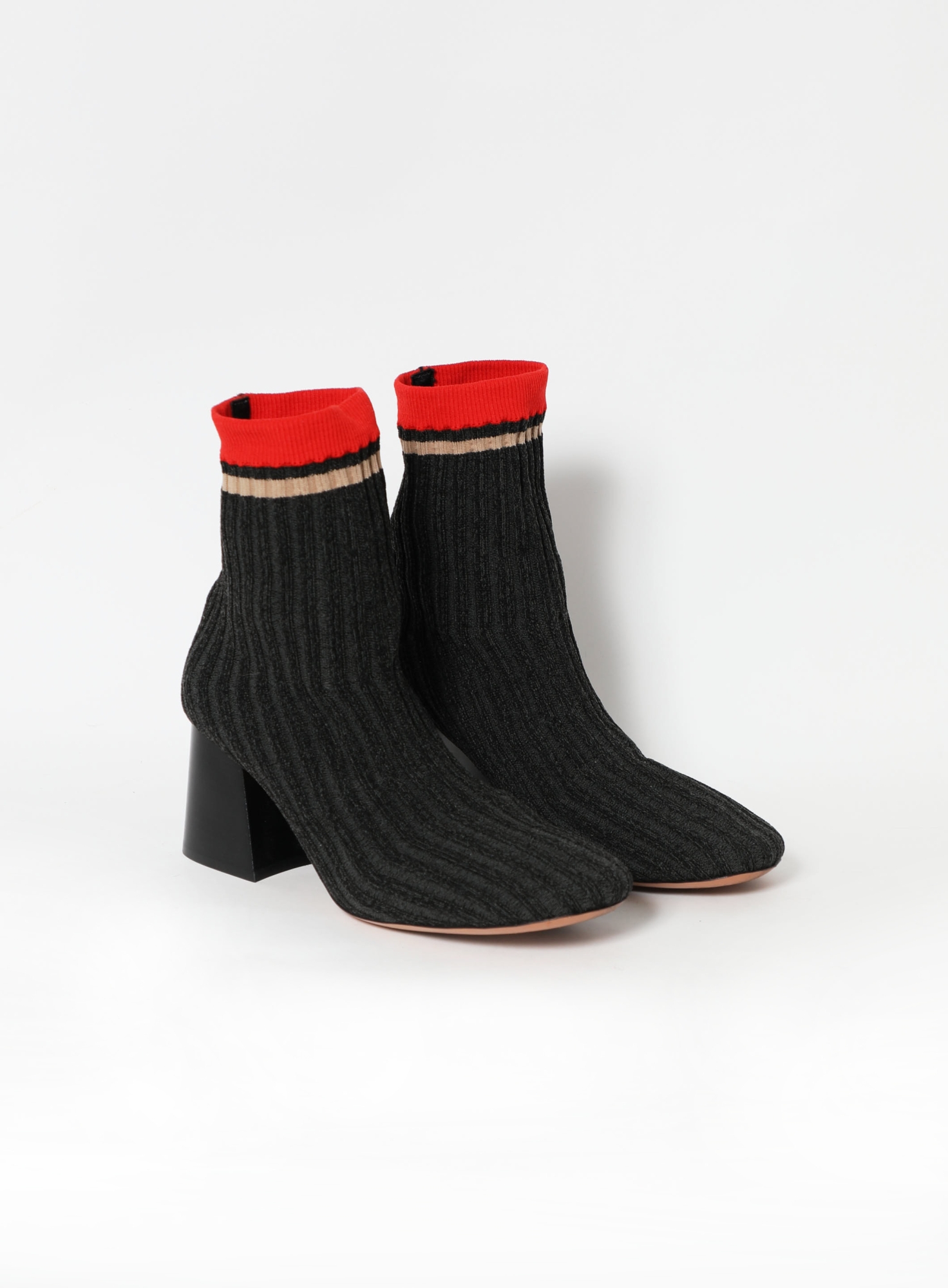 【美品】 CELINE セリーヌ ブーツ BOOTIE SOCK KNIT Ribbed Sock Boots - 2016 Collection - Céline | ReSee