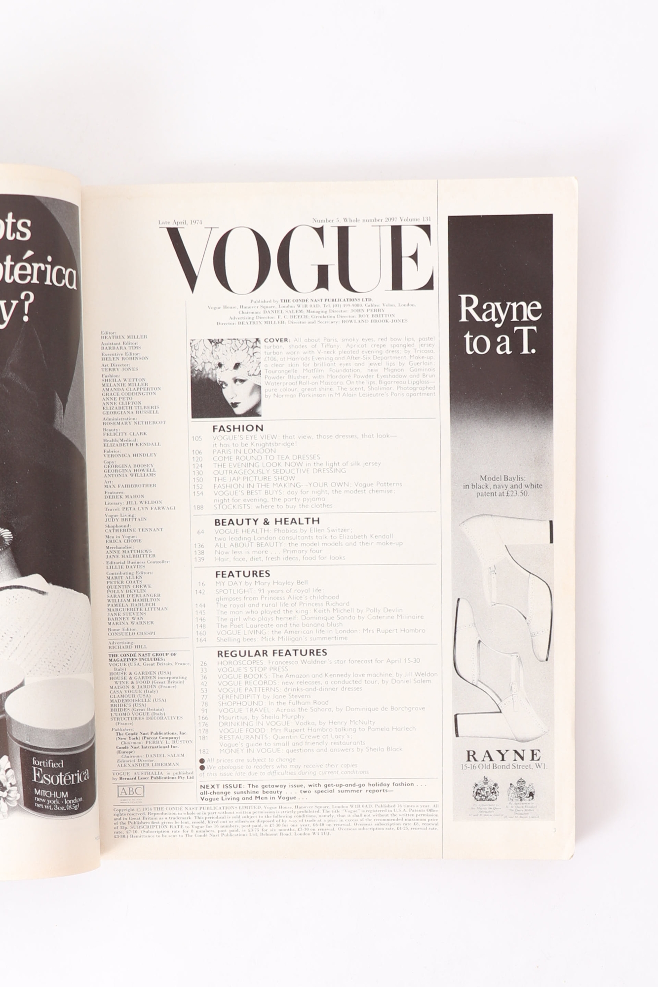 UK 1974 David Bailey Issue Trio - VOGUE | ReSee
