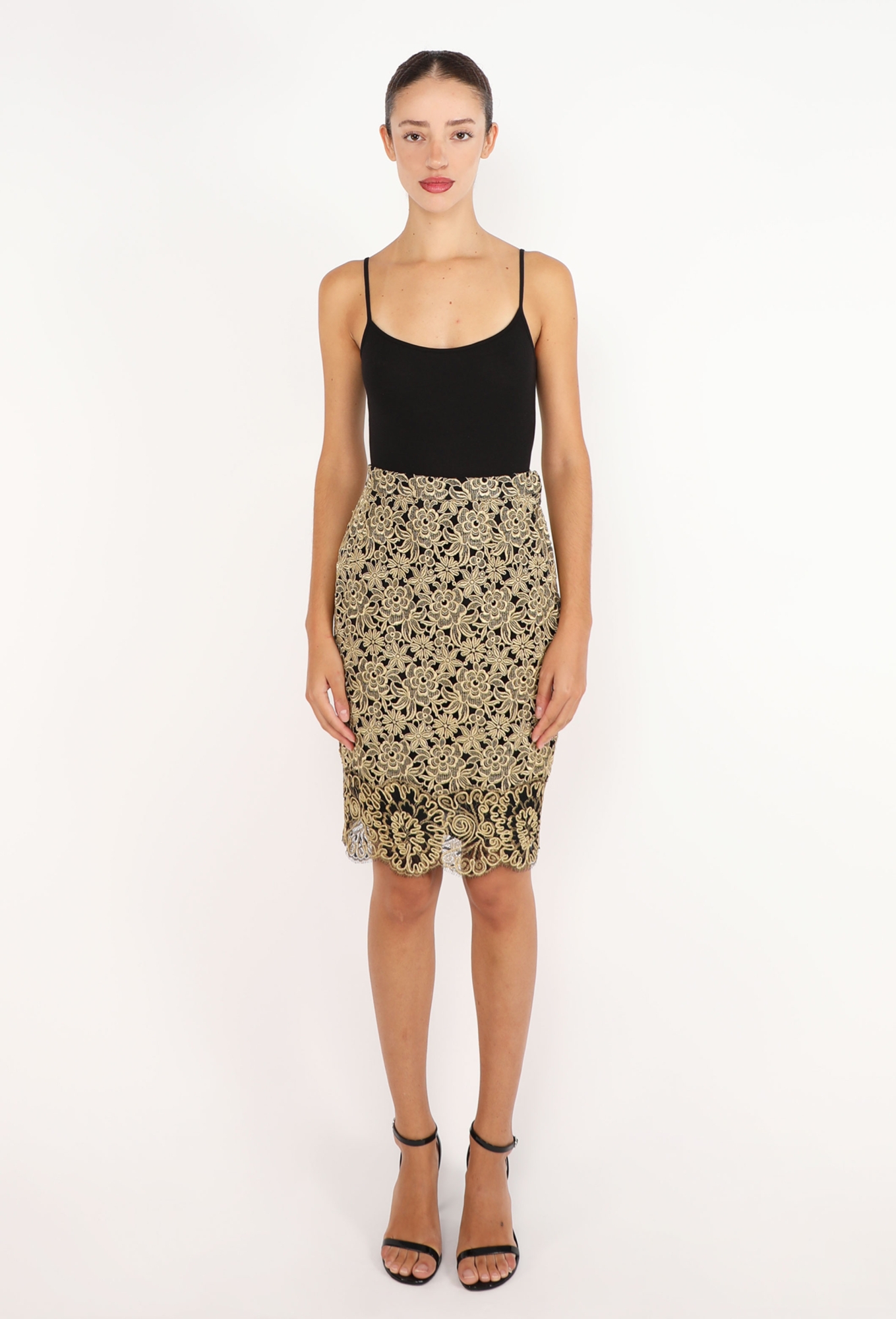 Vintage Metallic Lace Ensemble - Valentino | ReSee