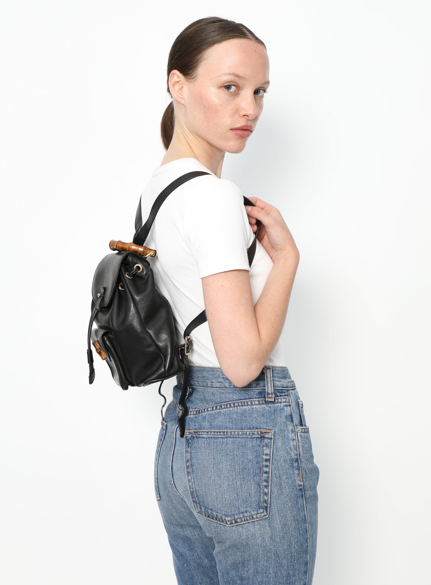 90s Mini Bamboo Backpack | Authentique & Vintage | ReSee
