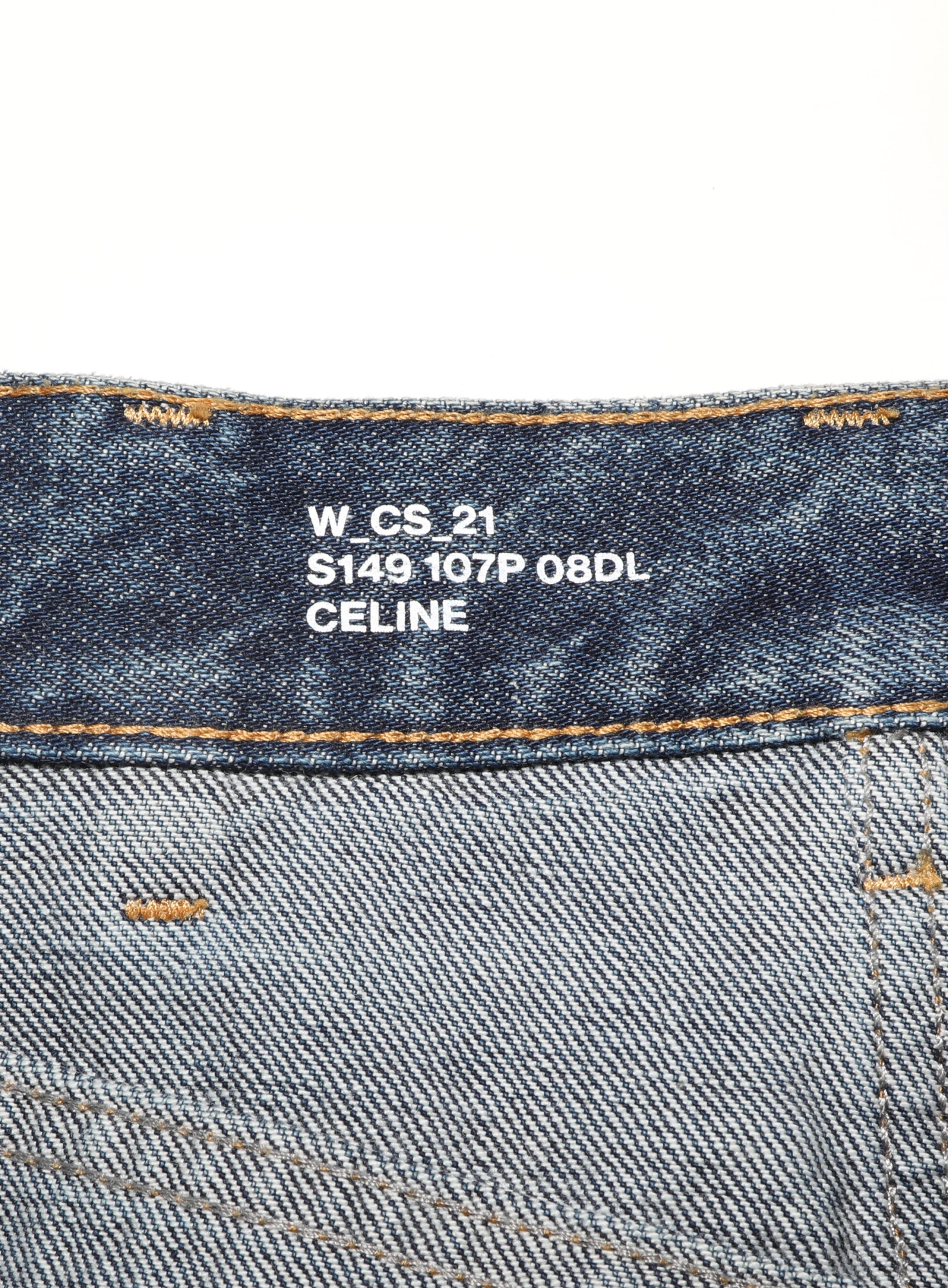 2021 High-Waisted Denim Skirt - Céline | ReSee