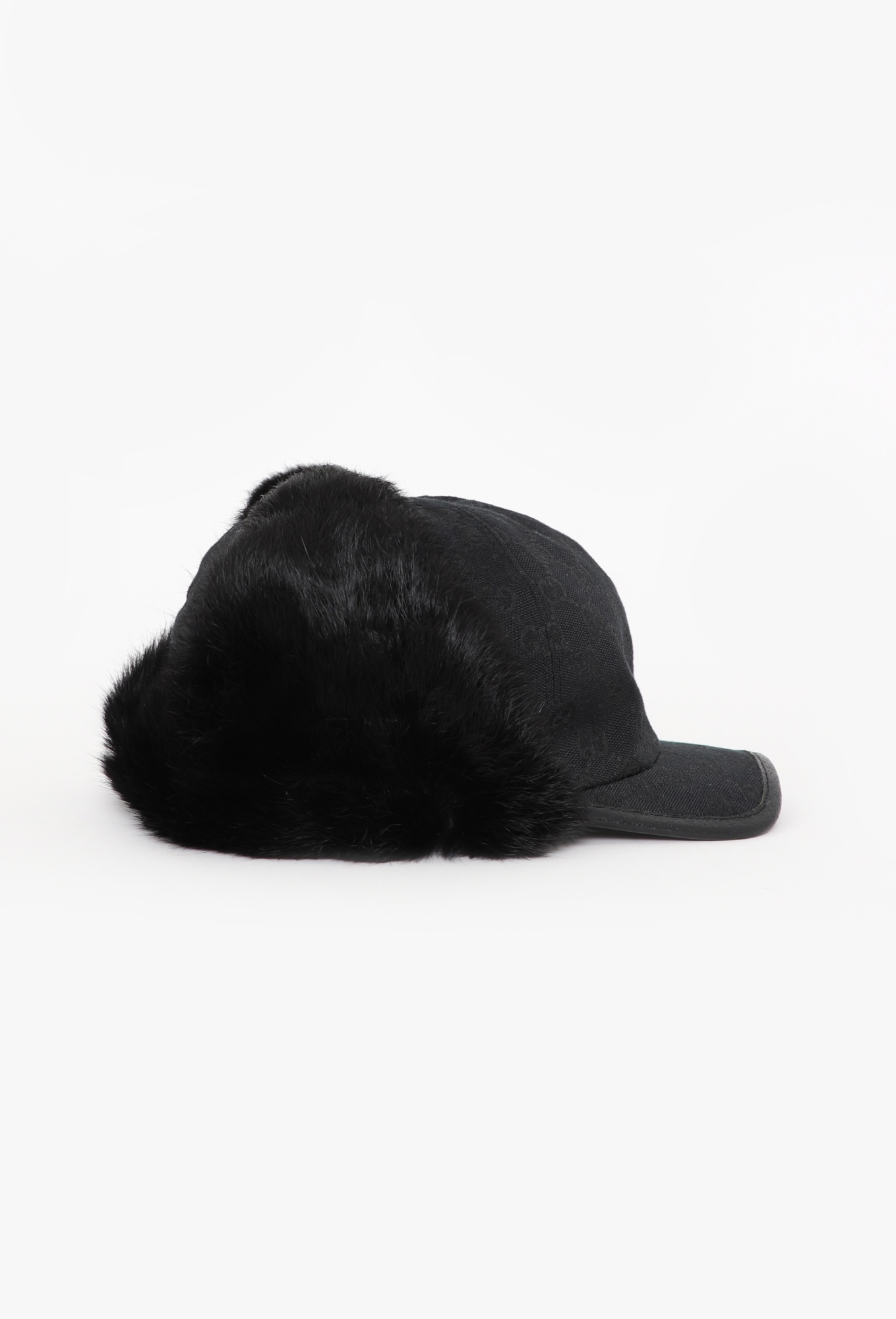 Rabbit Fur Monogram Cap | Authentic & Vintage | ReSee