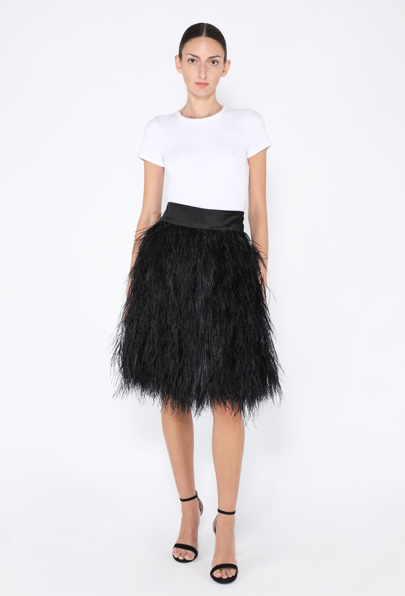 S/S 2004 'Deliverance' Feather Skirt - Alexander McQueen | ReSee