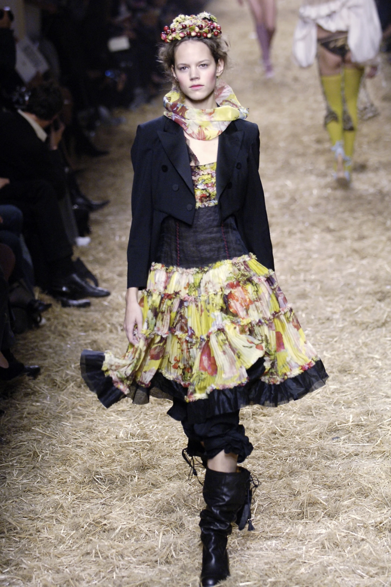 Floral Peasant Maxi Skirt, S/S 2006 - Jean Paul Gaultier | ReSee