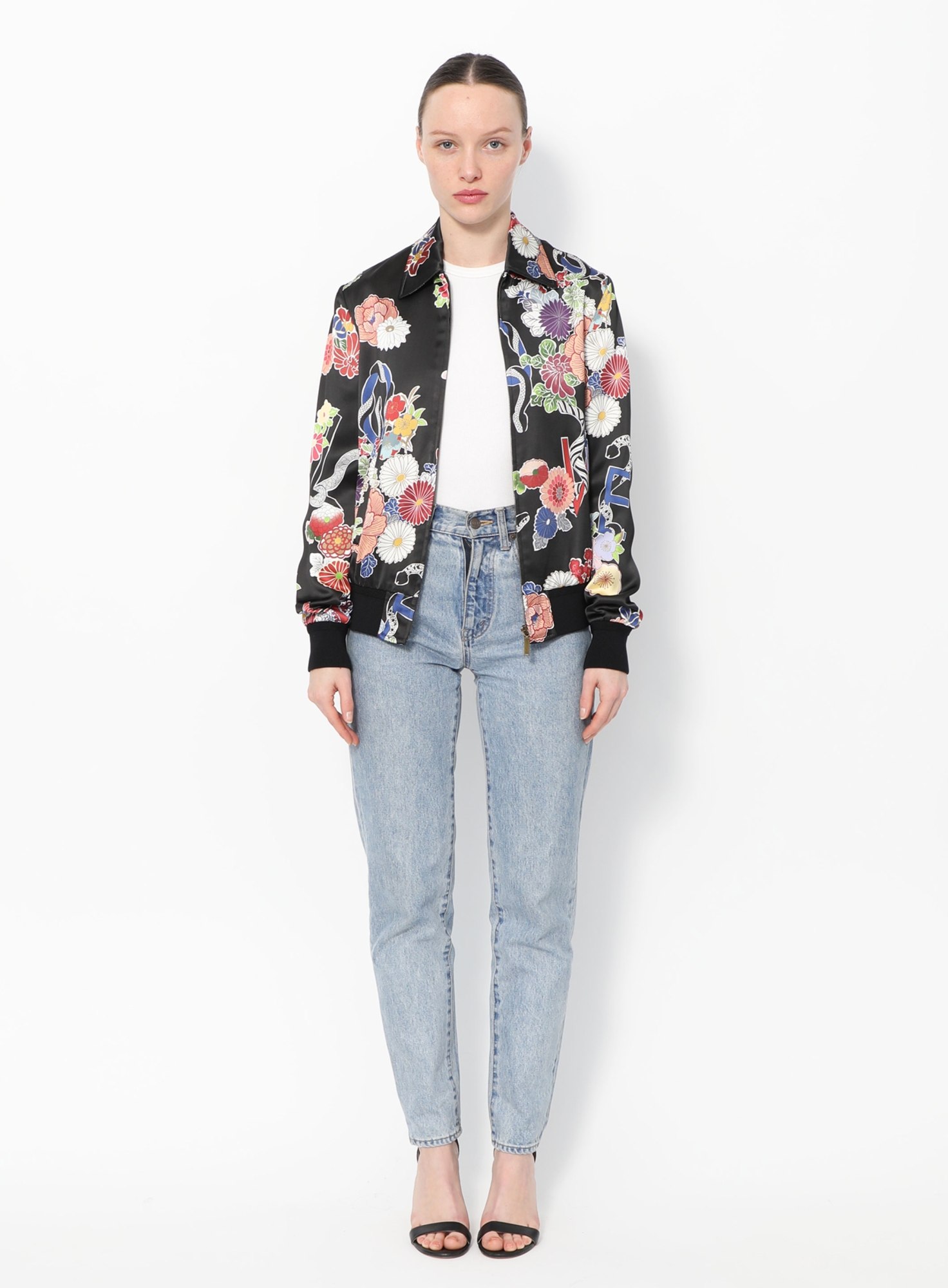 Floral Print Bomber Jacket | Authentic & Vintage | ReSee