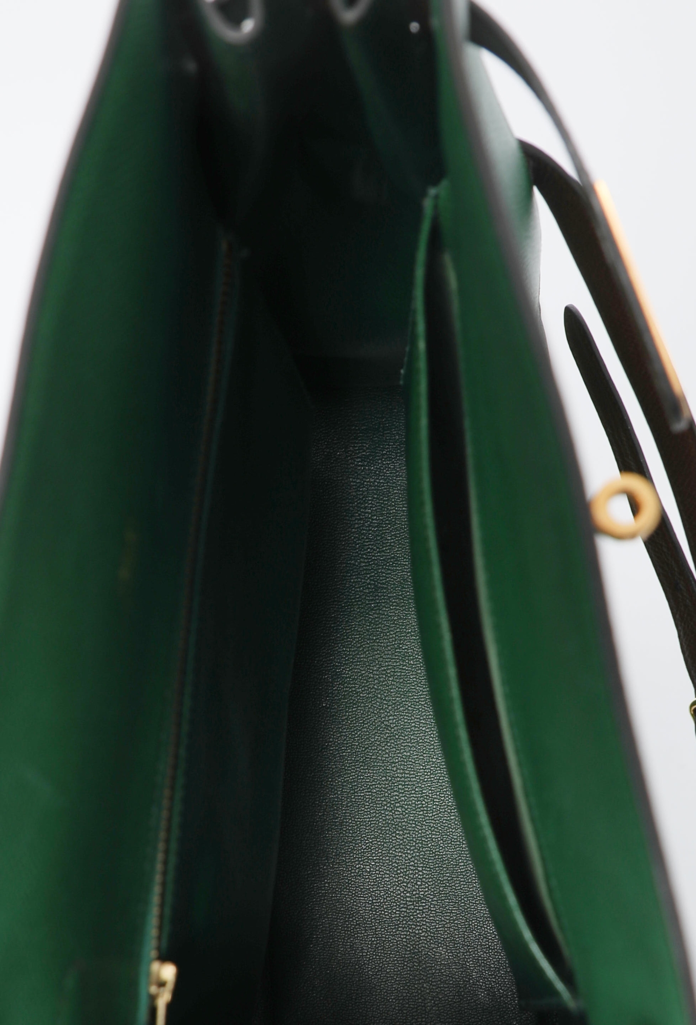 RARE '90s Vert Bengale Courchevel Kelly Sport GM - Hermès | ReSee